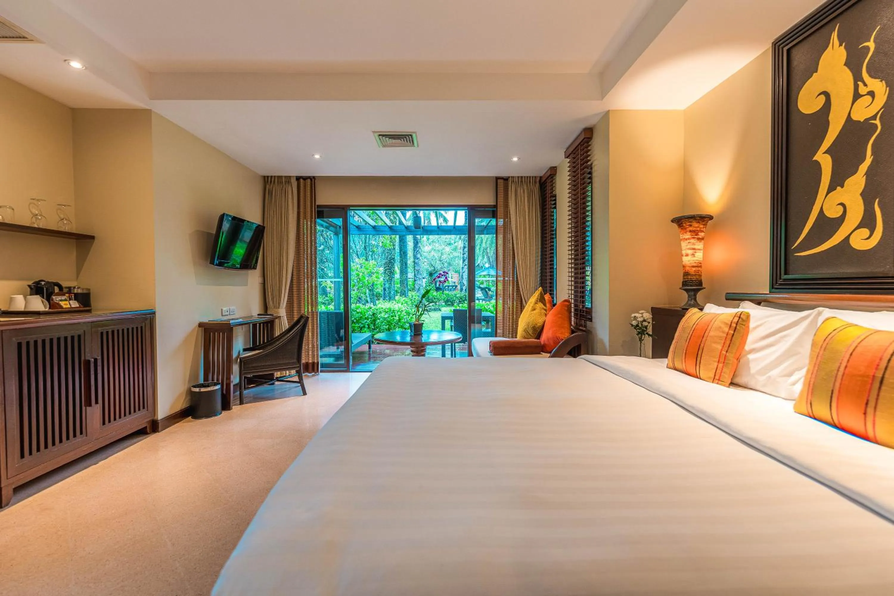 Bed in Paradox Resort Phuket