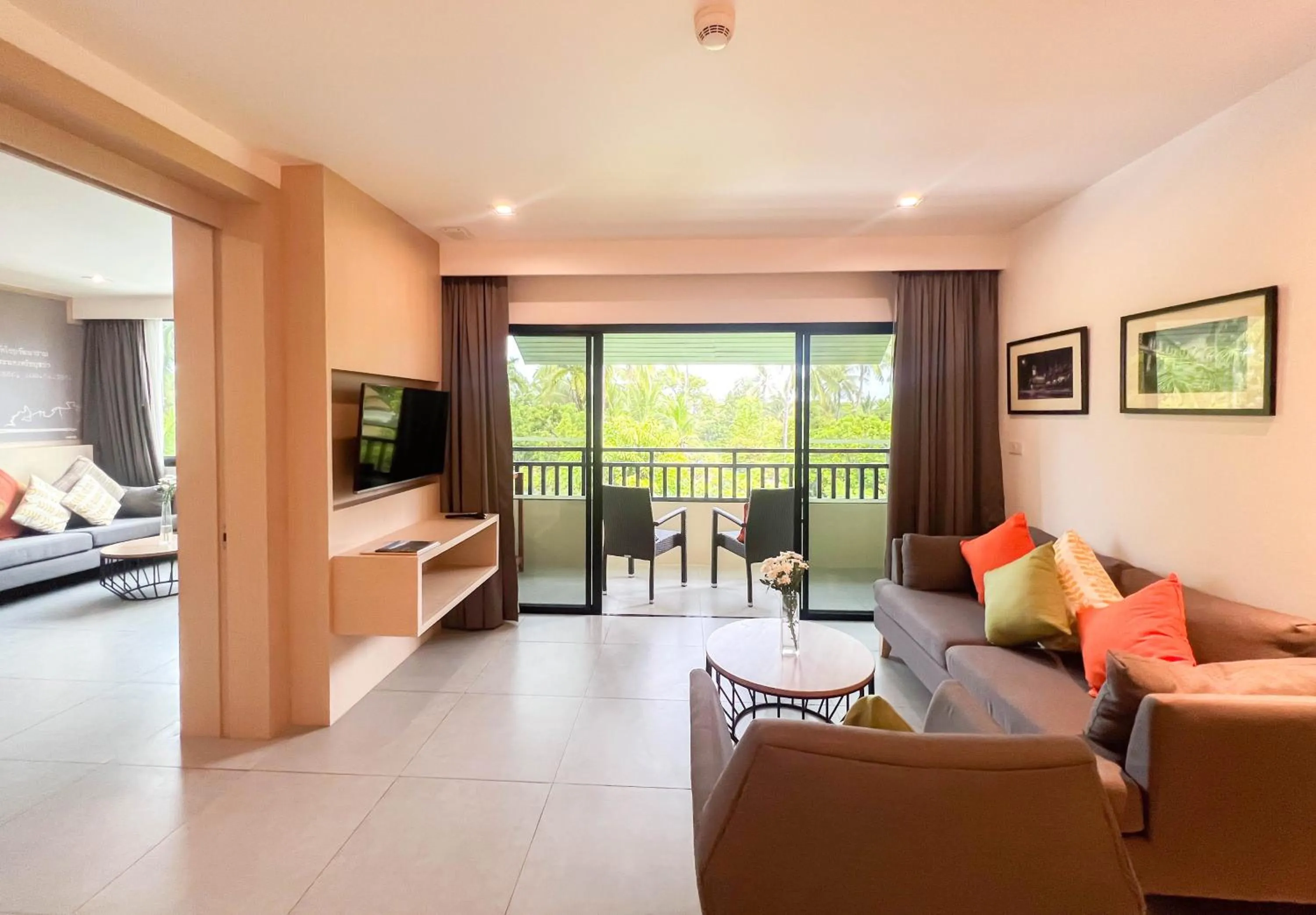 Living room in Paradox Resort Phuket