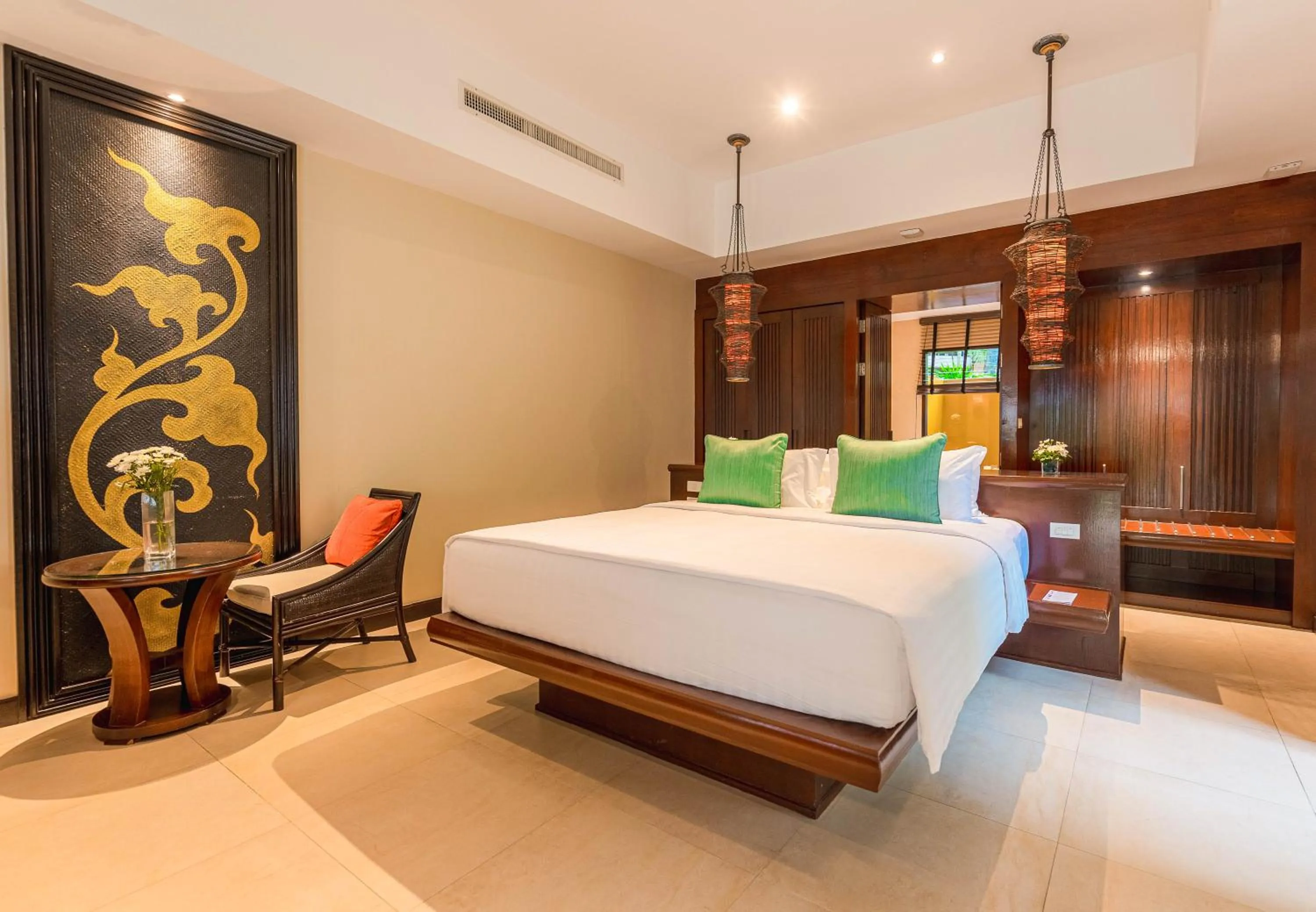 Bed in Paradox Resort Phuket