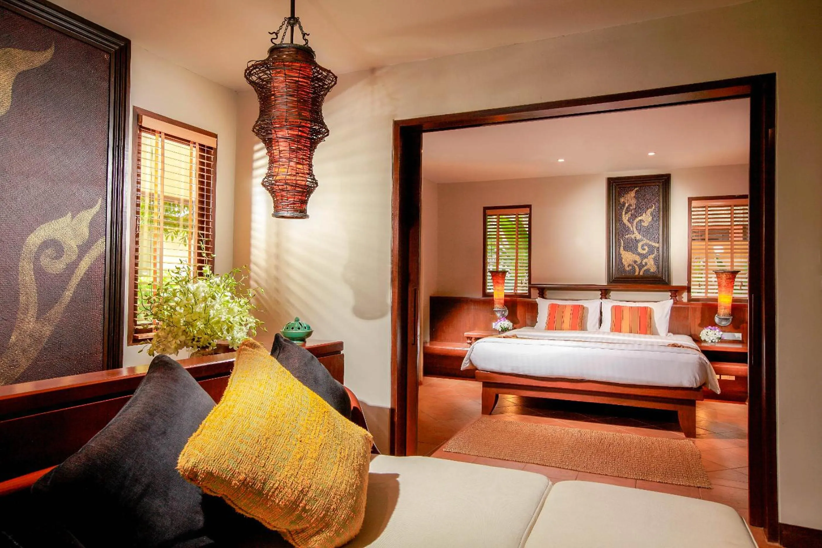 Bed in Paradox Resort Phuket