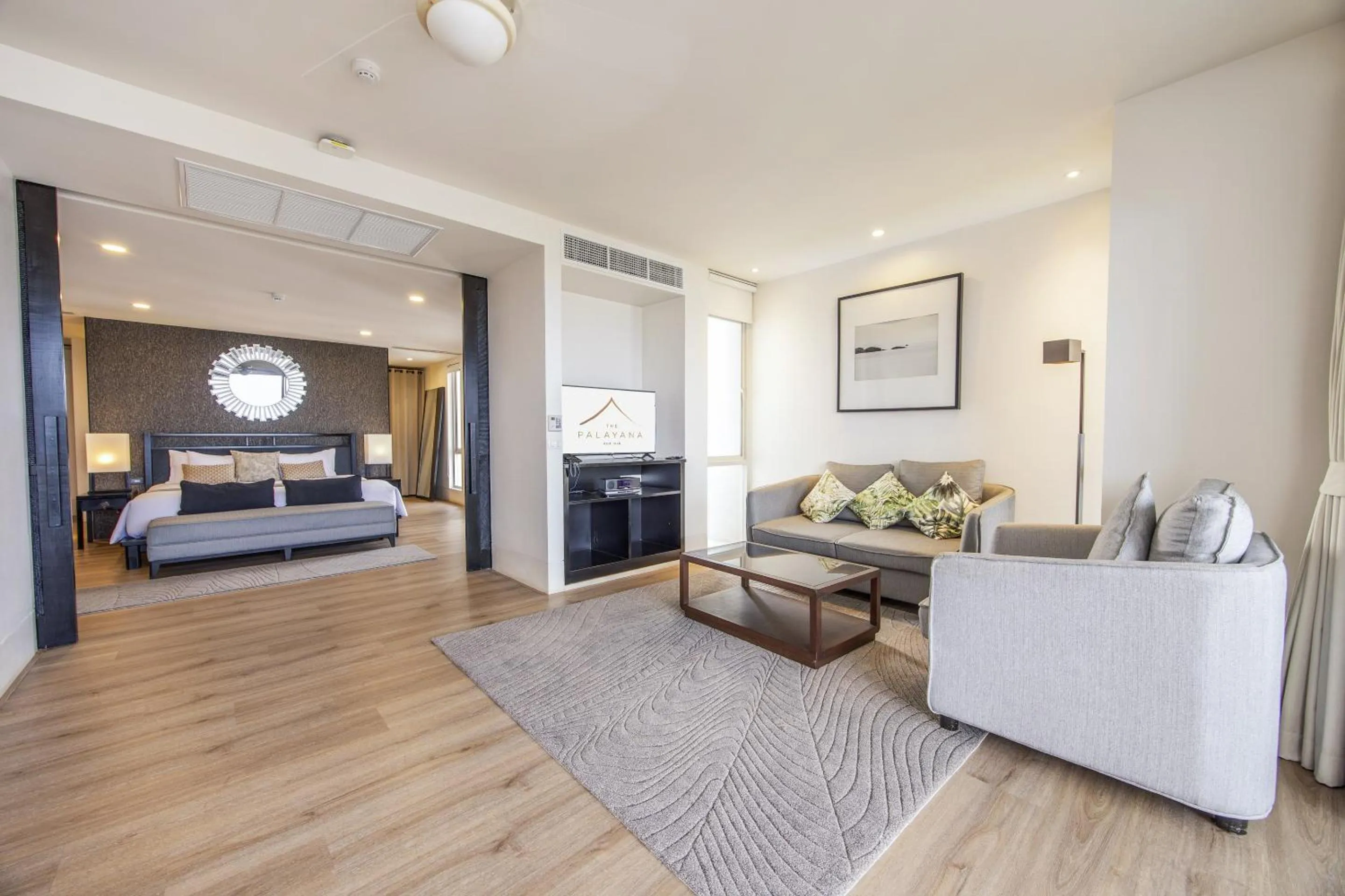 Living room, Bed in The Palayana Hua Hin