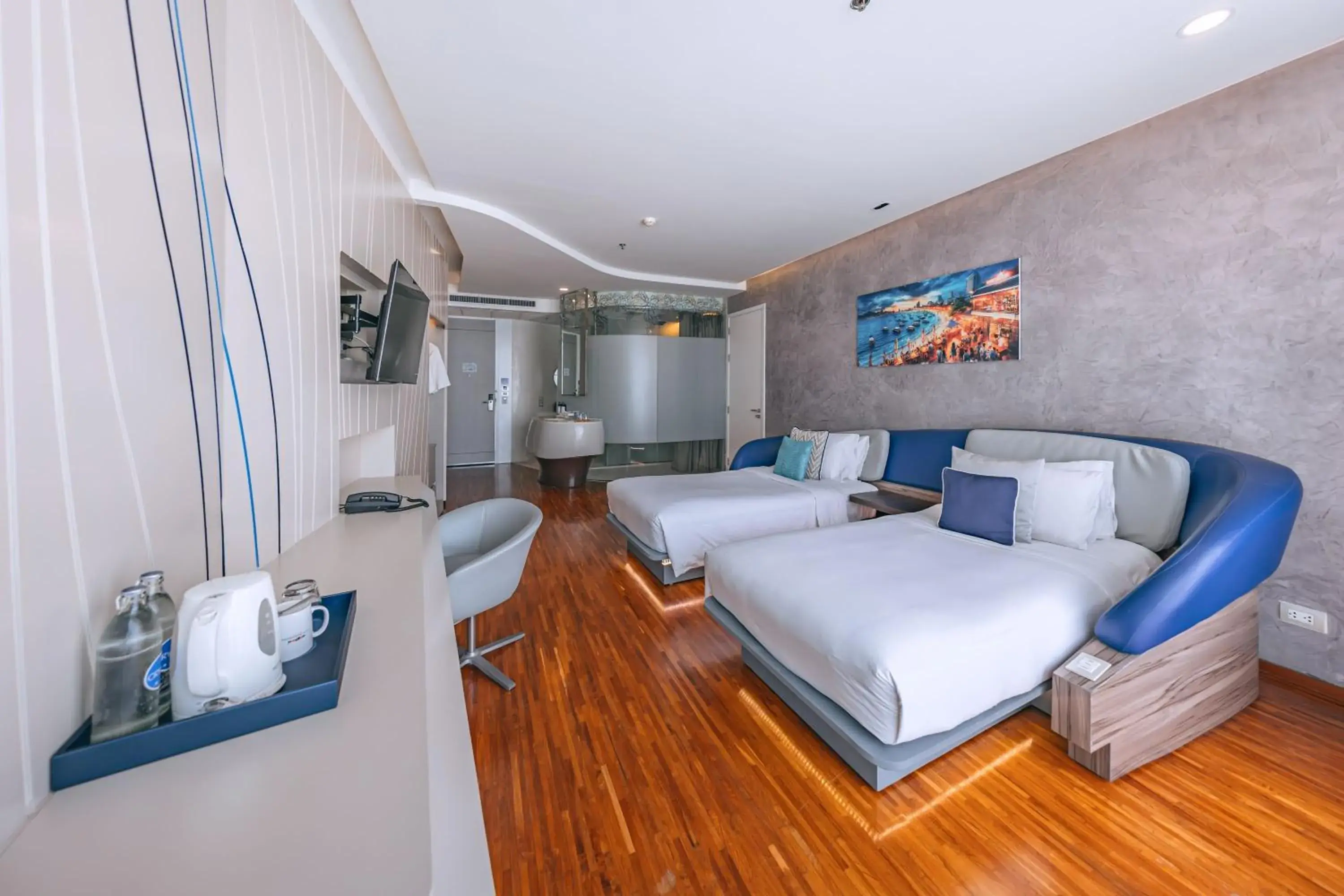 Bed in Hotel Baraquda Heeton Pattaya by Compass Hospitality Bed in Hotel Baraquda Heeton Pattaya by Compass Hospitality