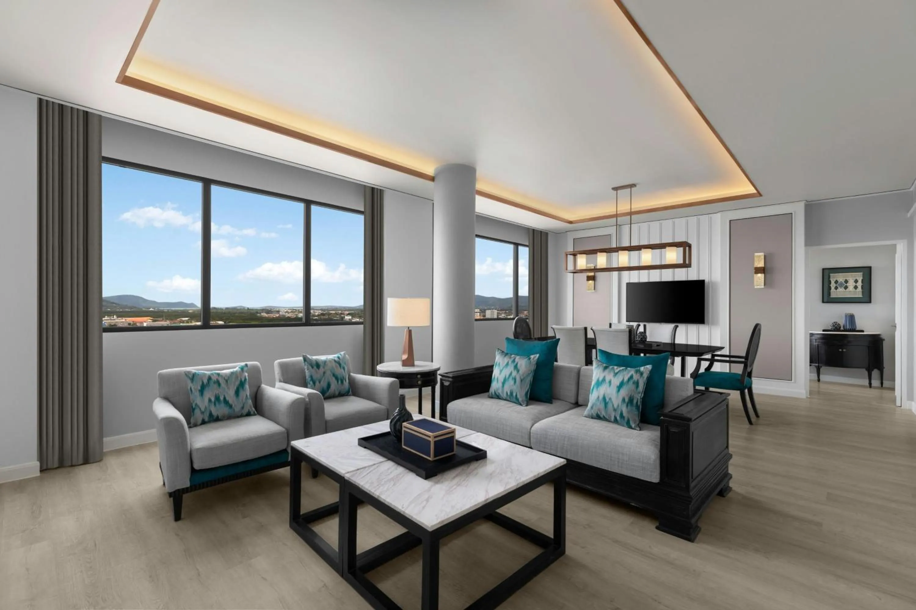 Living room in Courtyard by Marriott Phuket Town