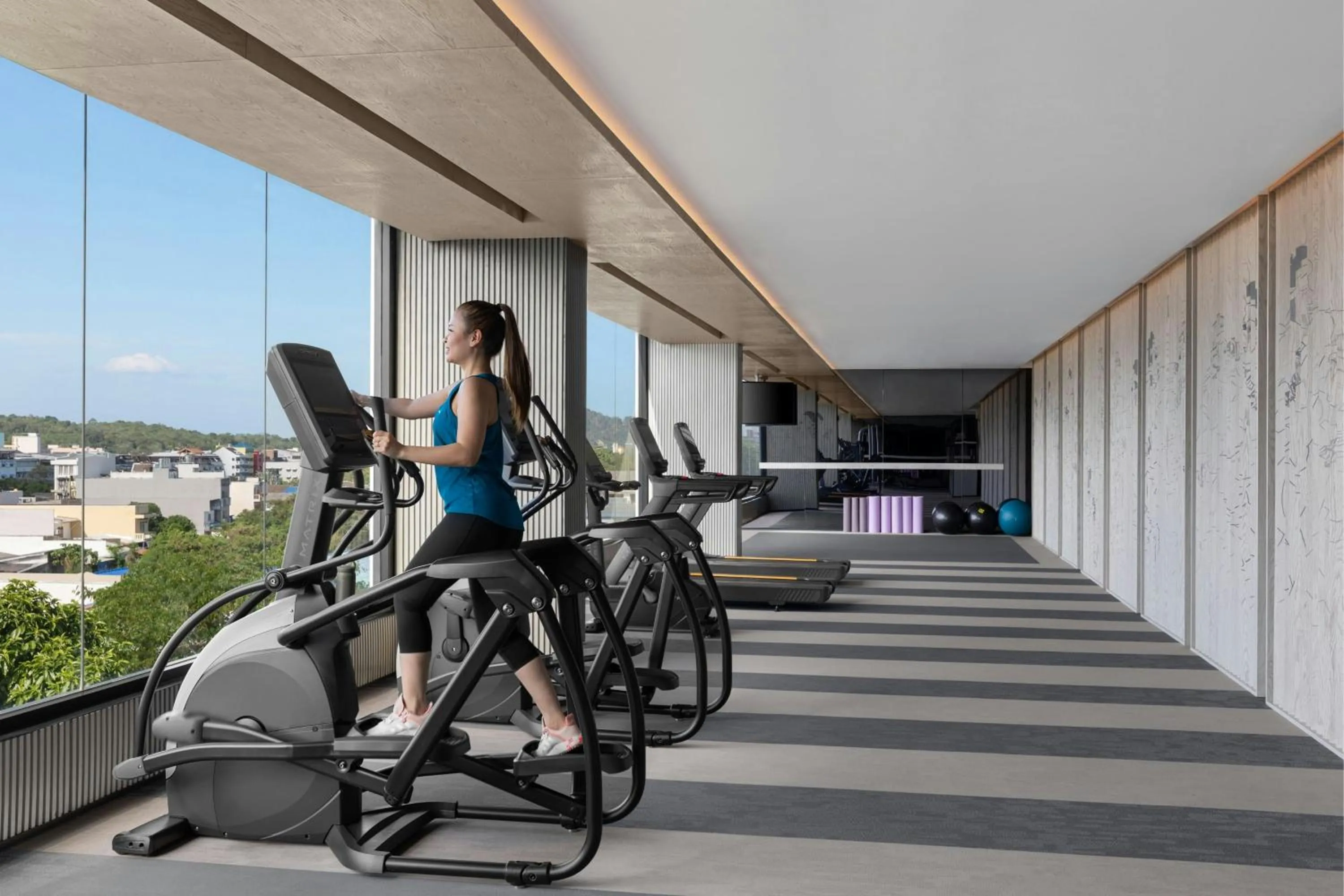 Fitness centre/facilities in Courtyard by Marriott Phuket Town