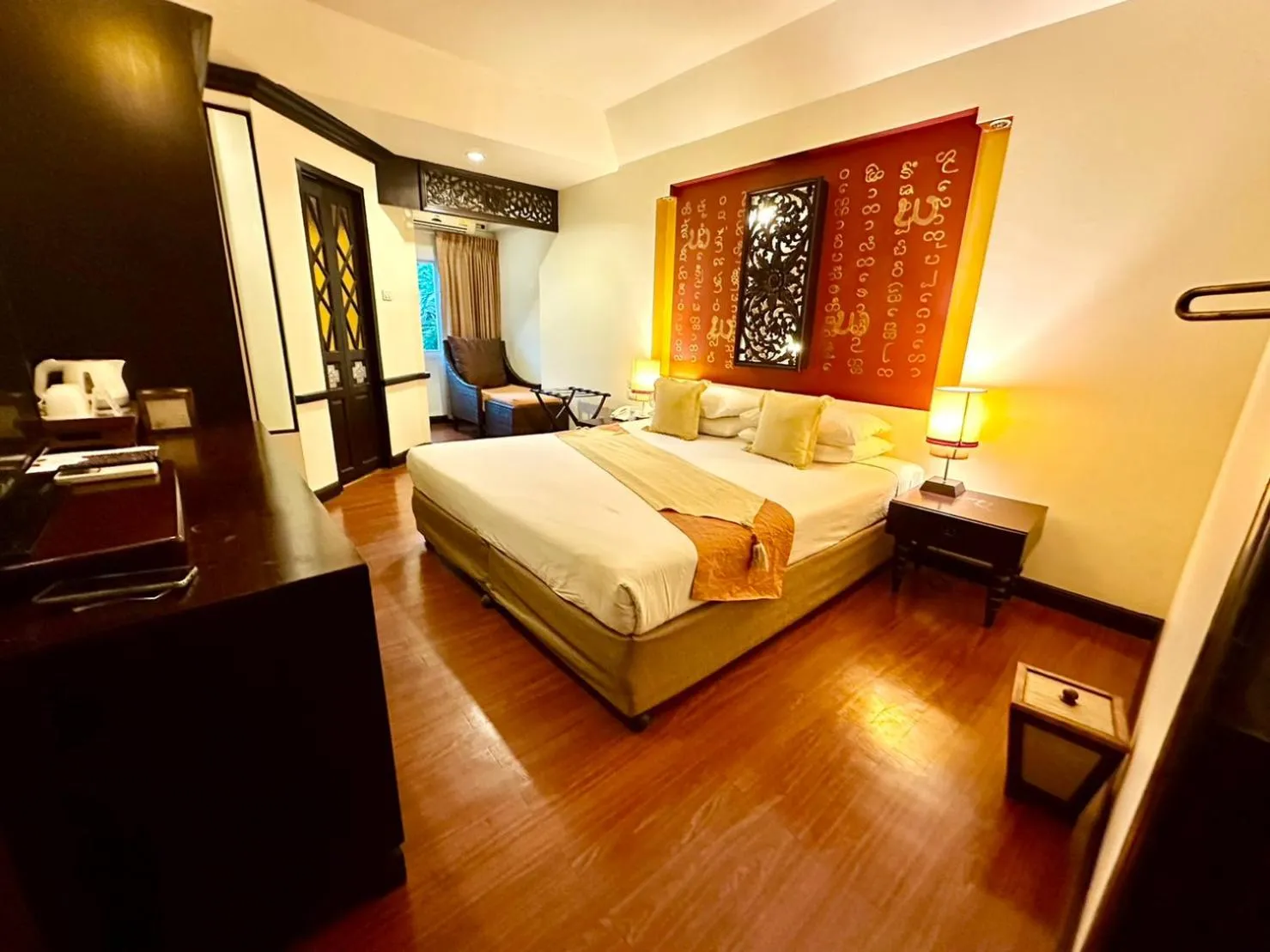 Bed in Chiangmai Gate Hotel