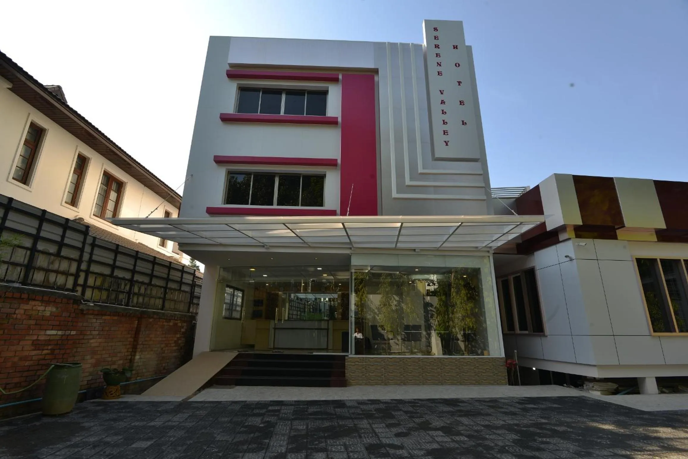 Property building in Serene Valley Hotel