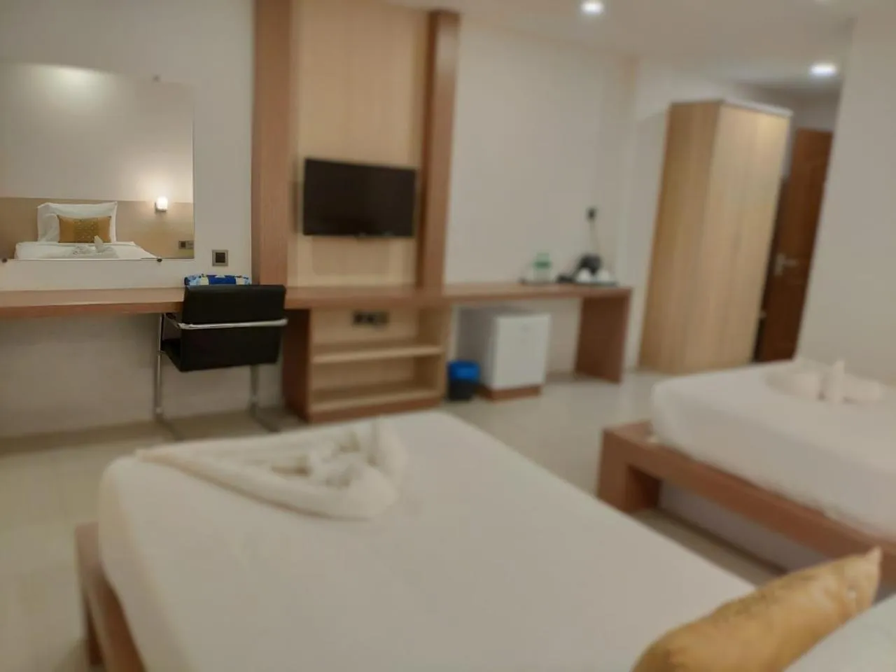 Bed in Serene Valley Hotel