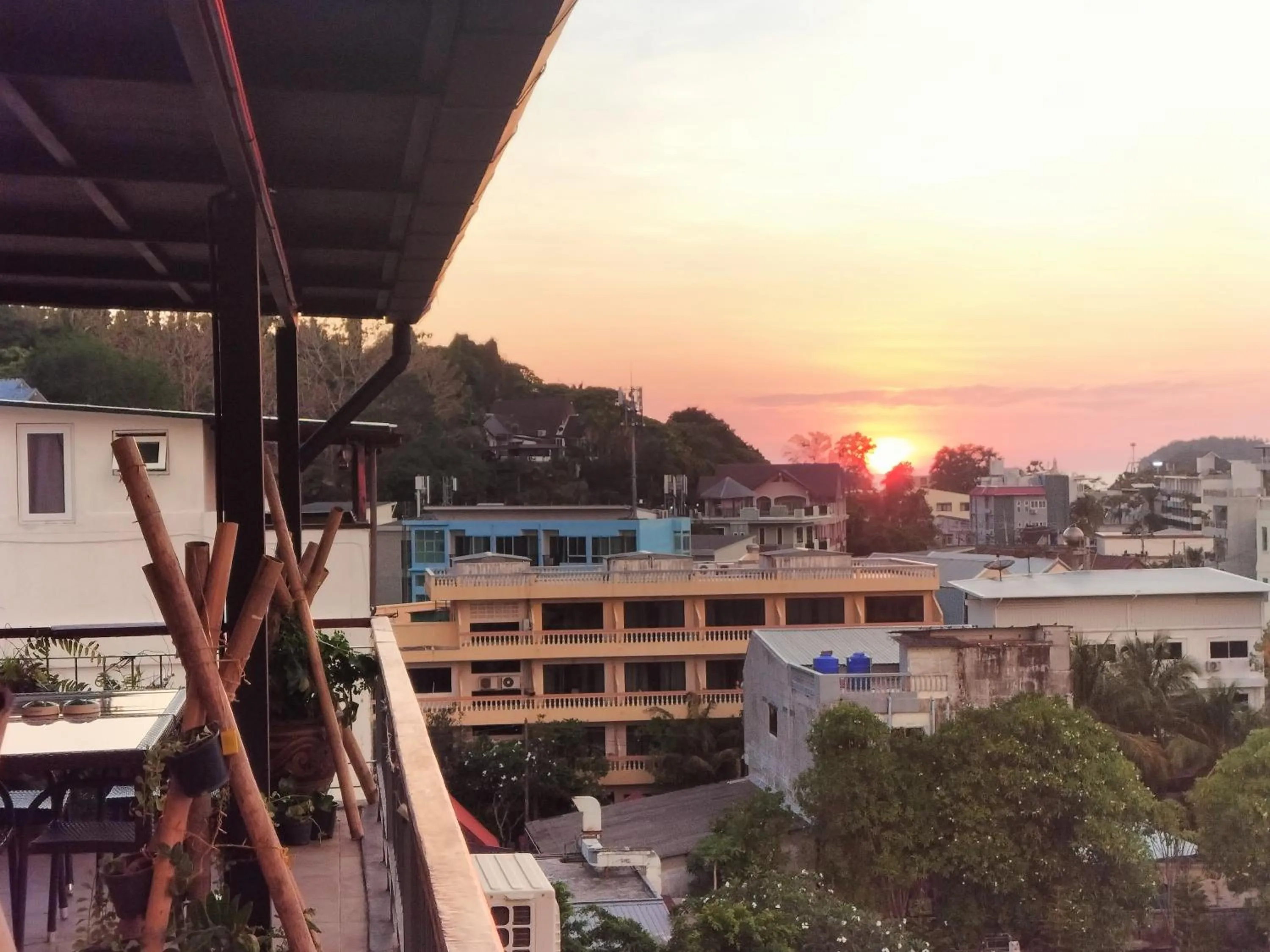 Quiet street view in Kata Beach Studio Phuket