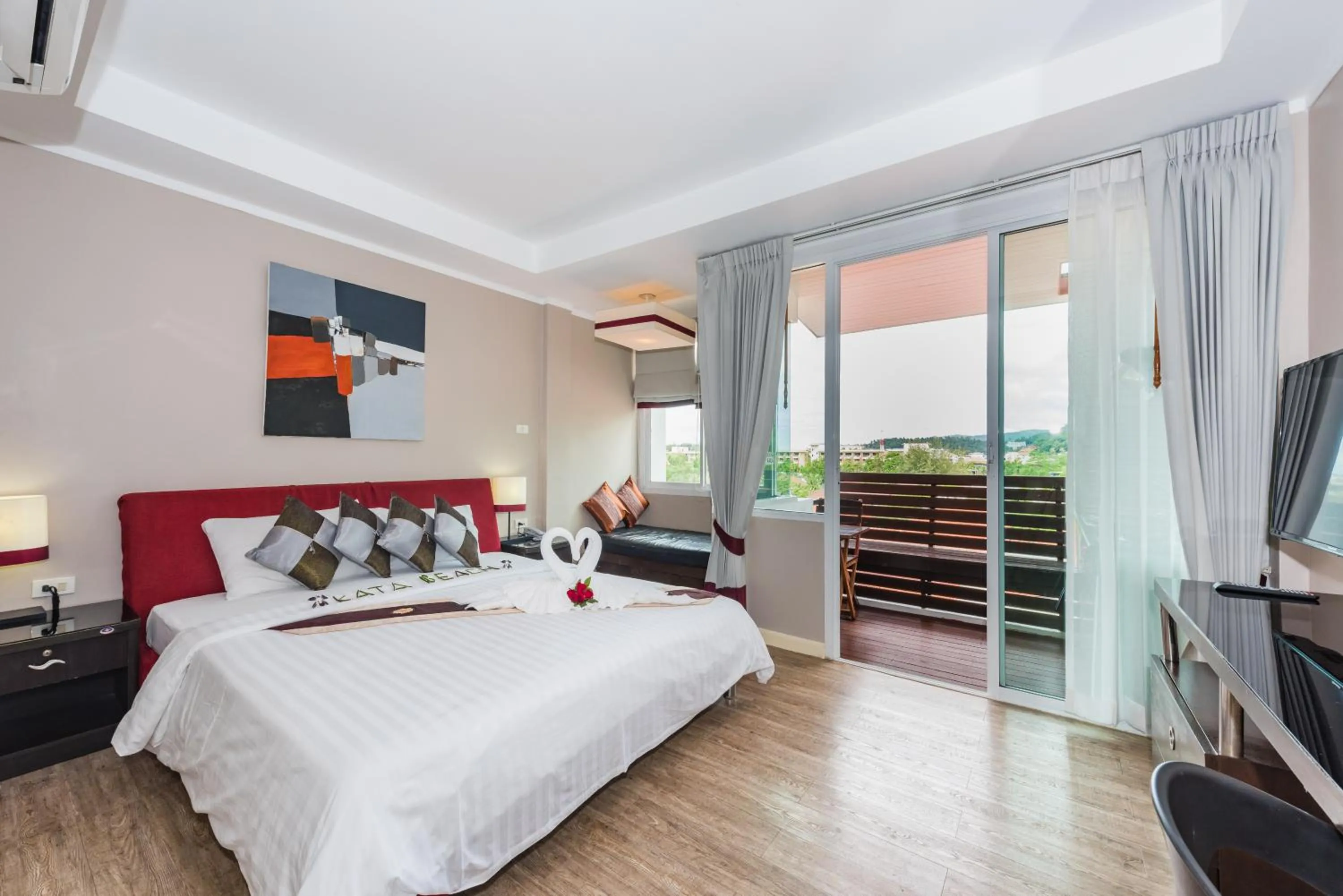 Photo of the whole room, Bed in Kata Beach Studio Phuket