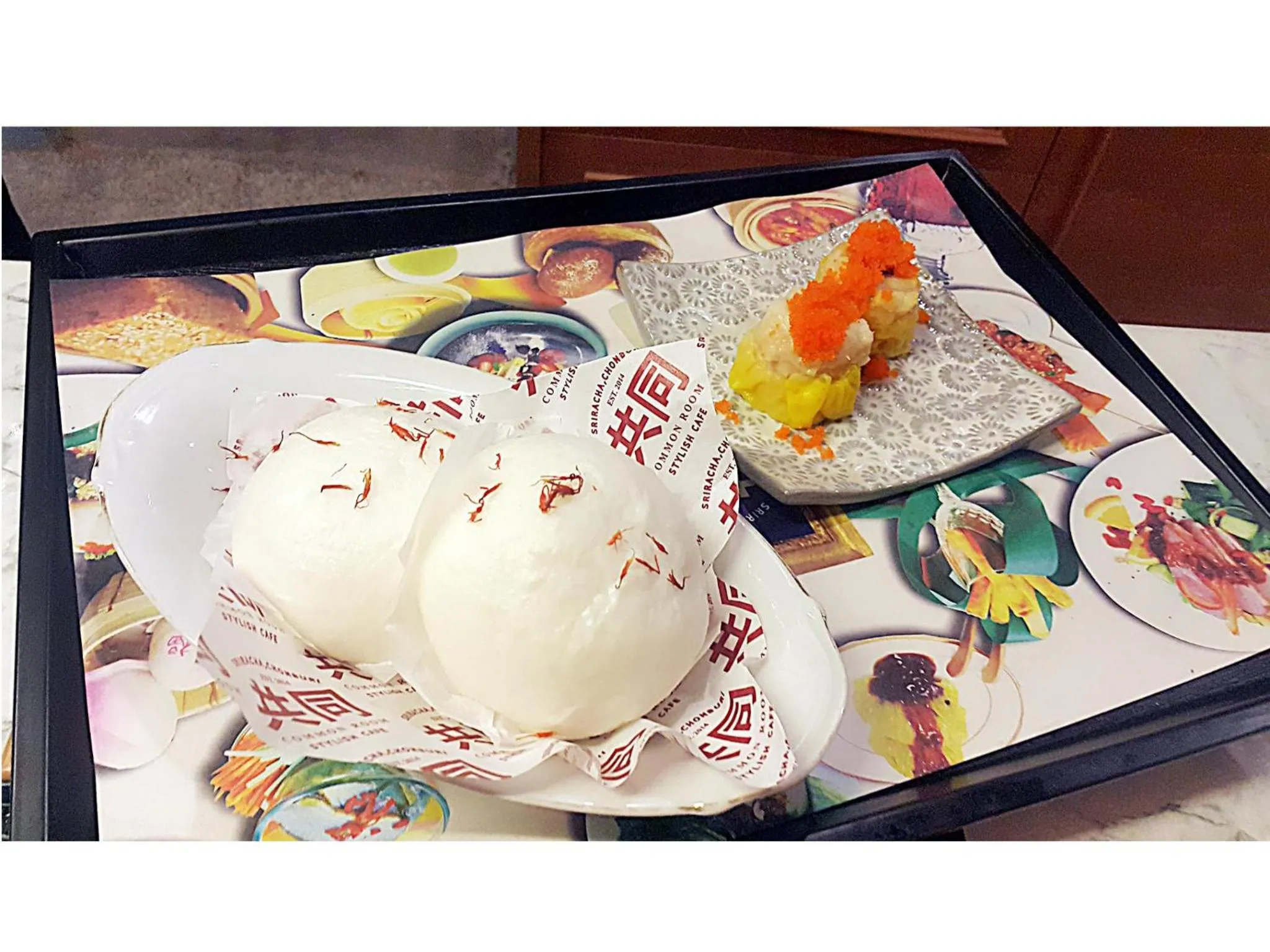 Food close-up in Madera Residence Sriracha