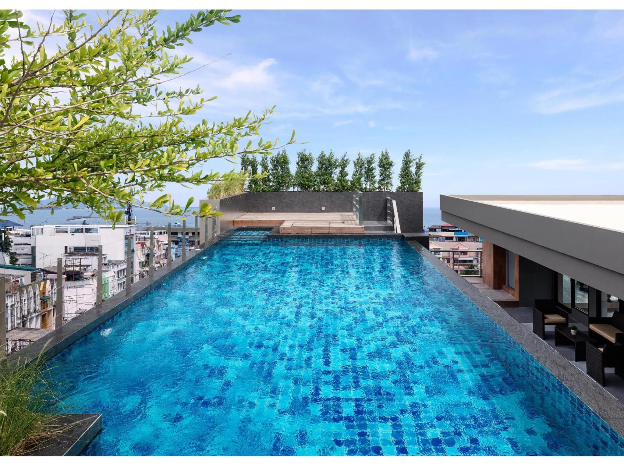 Swimming pool in Madera Residence Sriracha