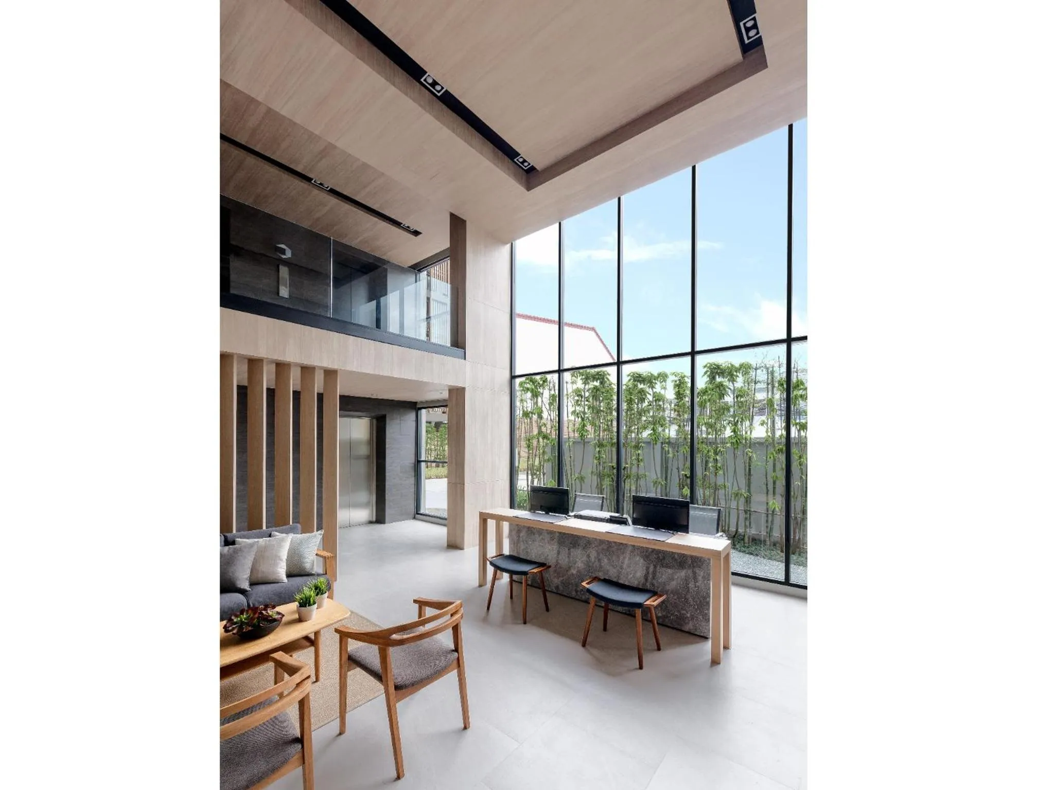 Lobby or reception in Madera Residence Sriracha