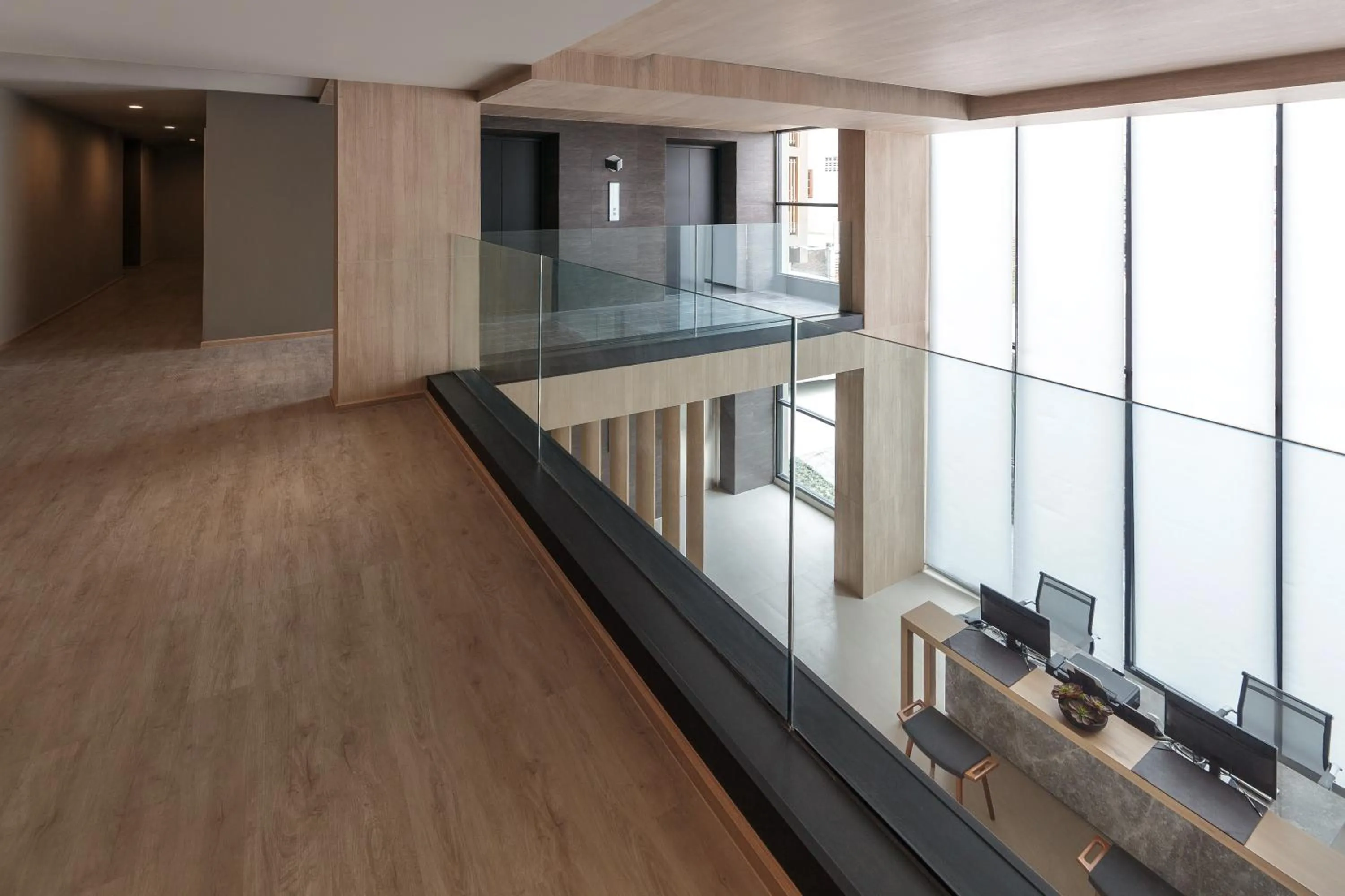 Lobby or reception in Madera Residence Sriracha