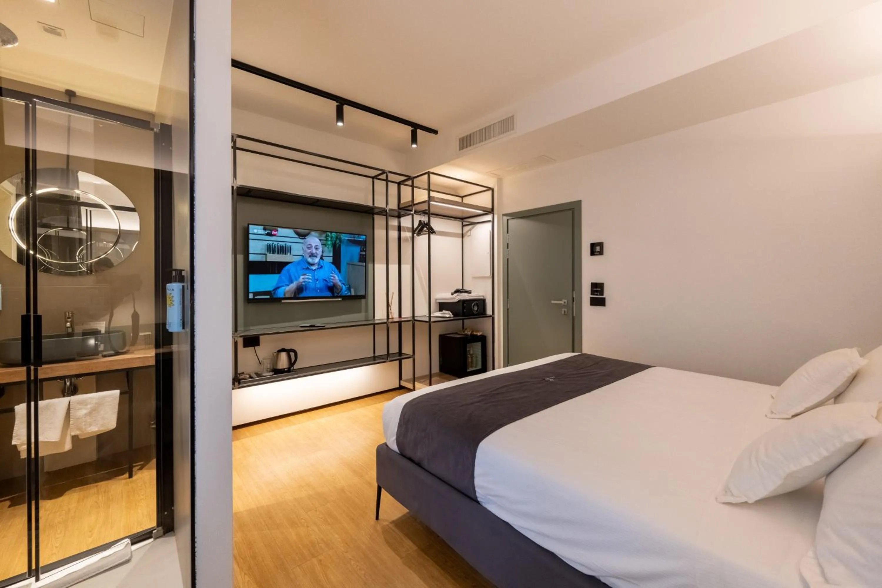 Bed in Meg Lifestyle Hotel & Apartaments