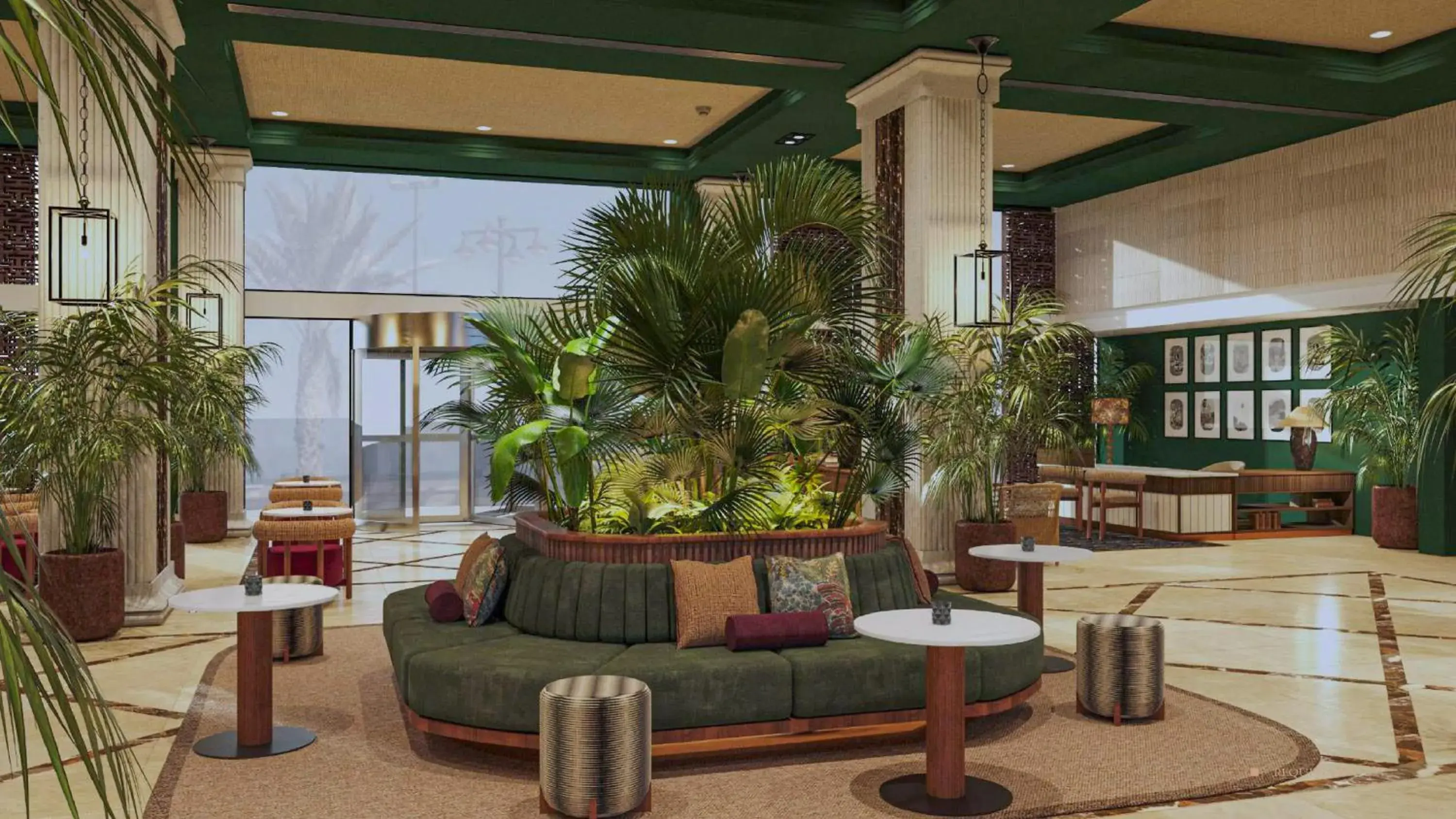 Living room in Melia Costa Atlantis Tenerife Living room in Melia Costa Atlantis Tenerife