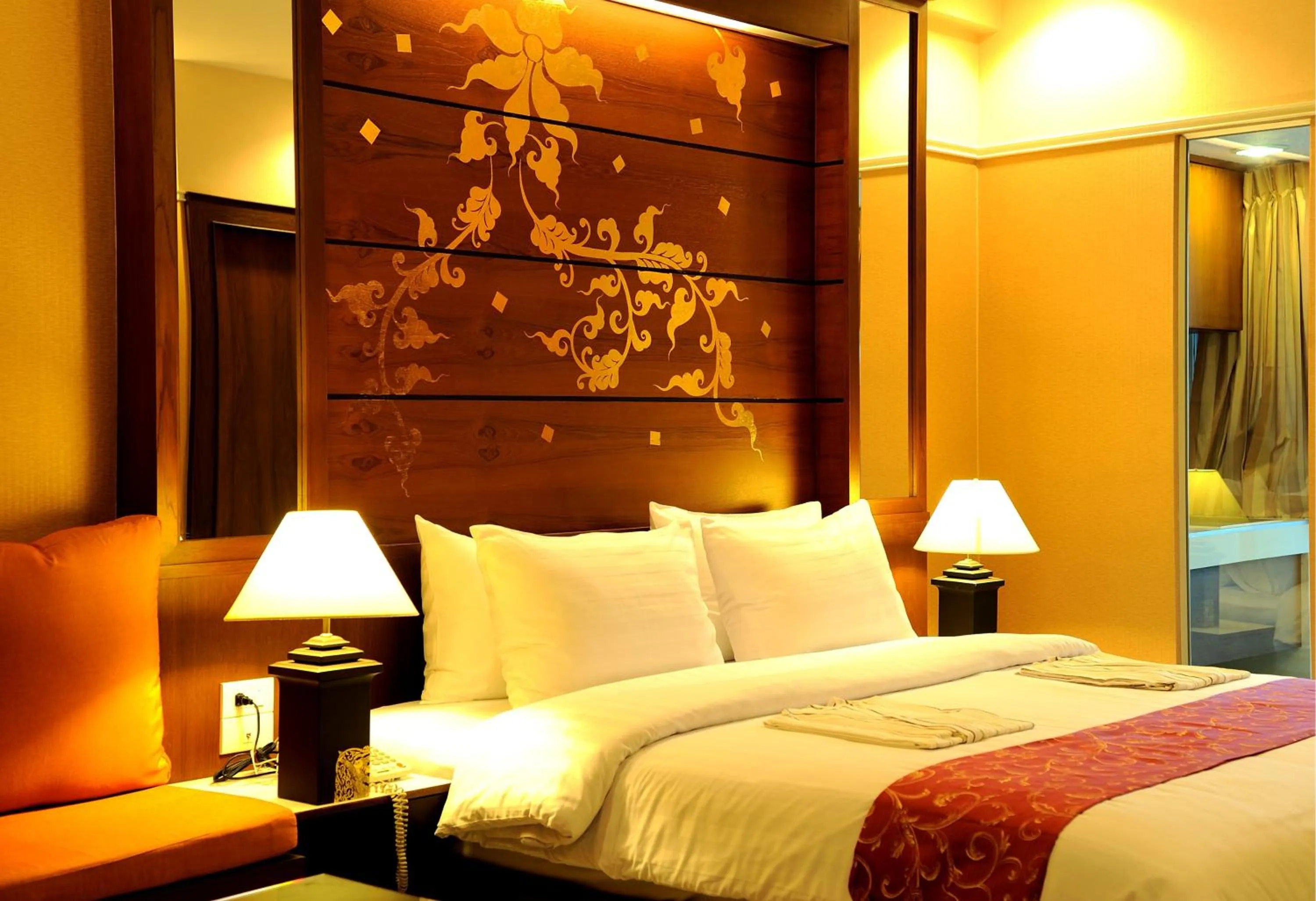 Photo of the whole room, Bed in Mariya Boutique Hotel At Suvarnabhumi Airport