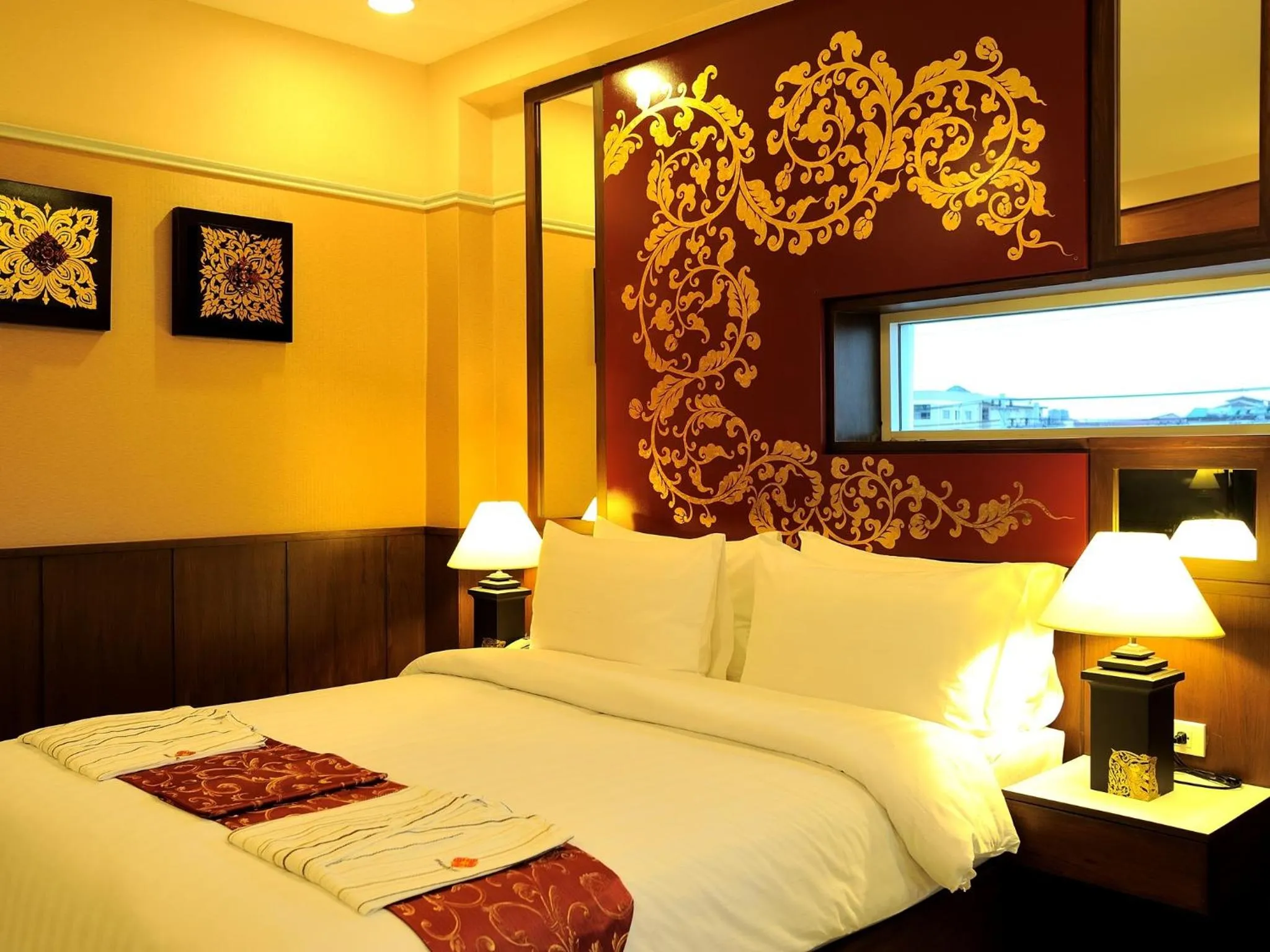 Bed in Mariya Boutique Hotel At Suvarnabhumi Airport