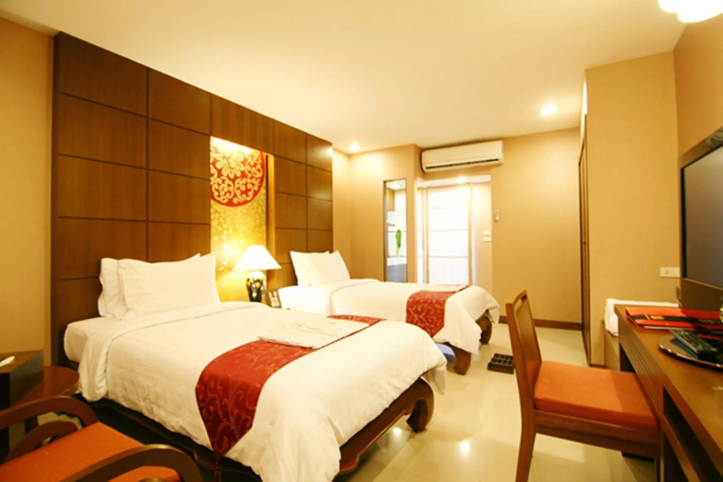 Bed in Mariya Boutique Hotel At Suvarnabhumi Airport