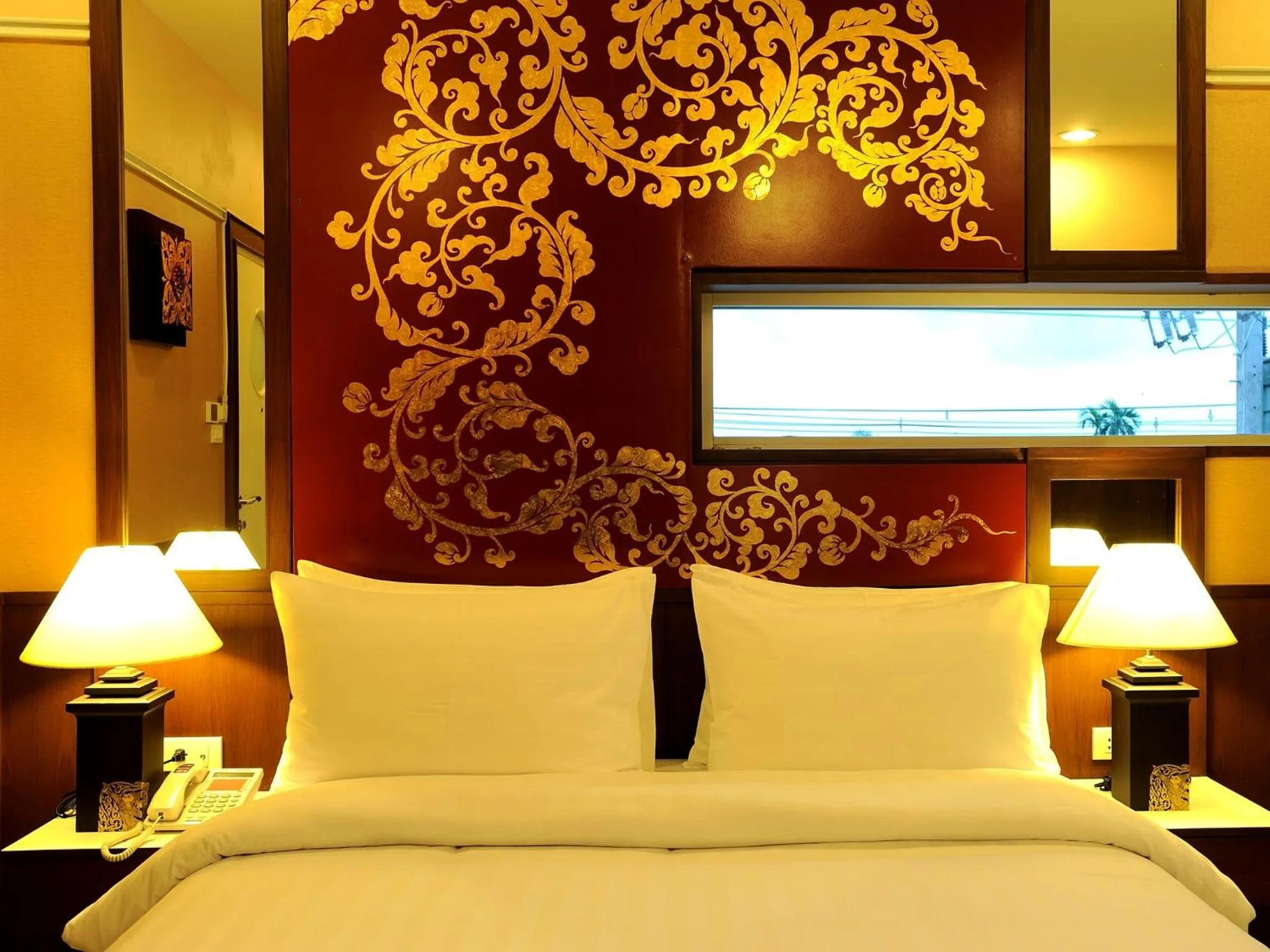 Bed in Mariya Boutique Hotel At Suvarnabhumi Airport