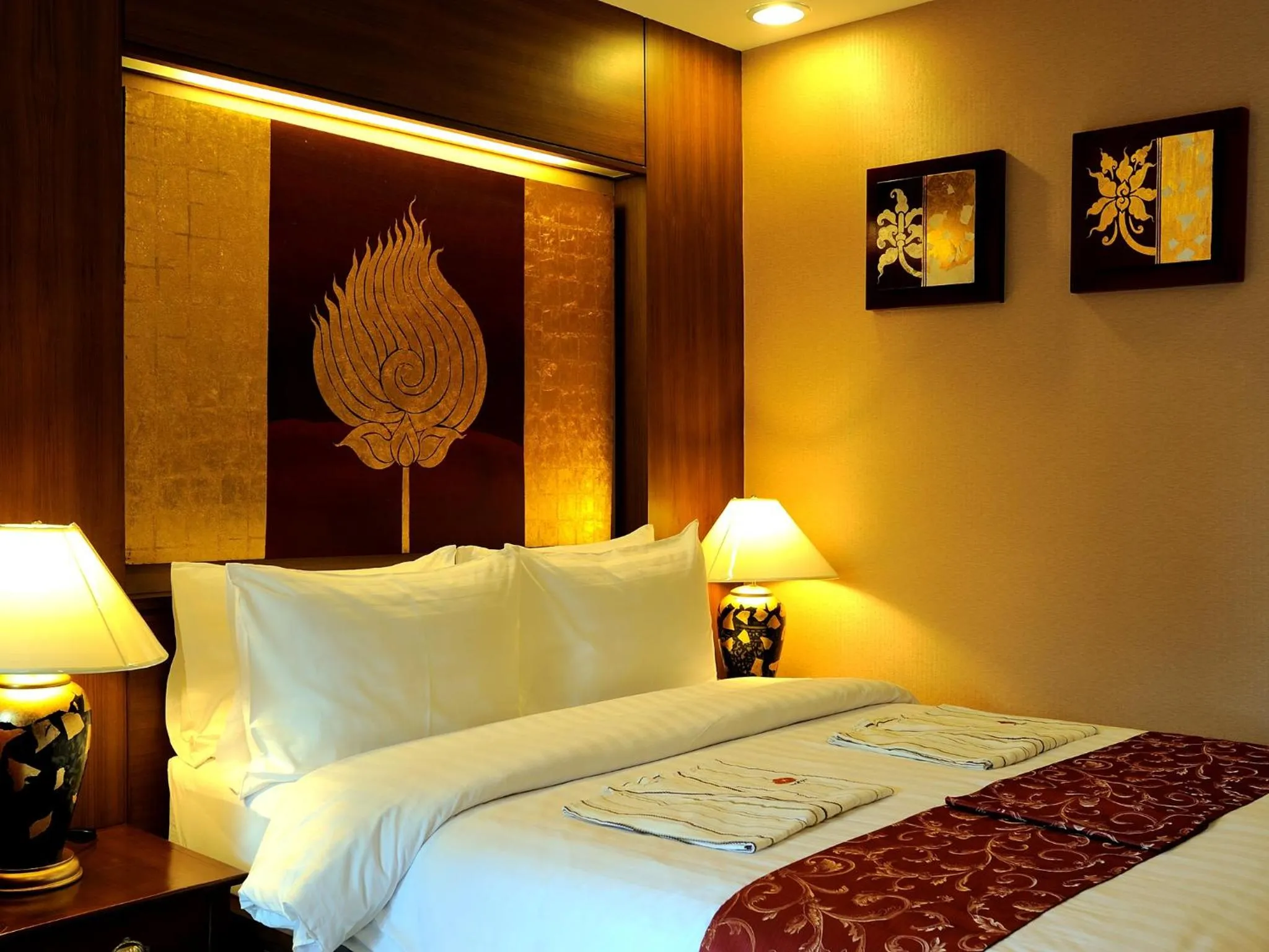 Bed in Mariya Boutique Hotel At Suvarnabhumi Airport