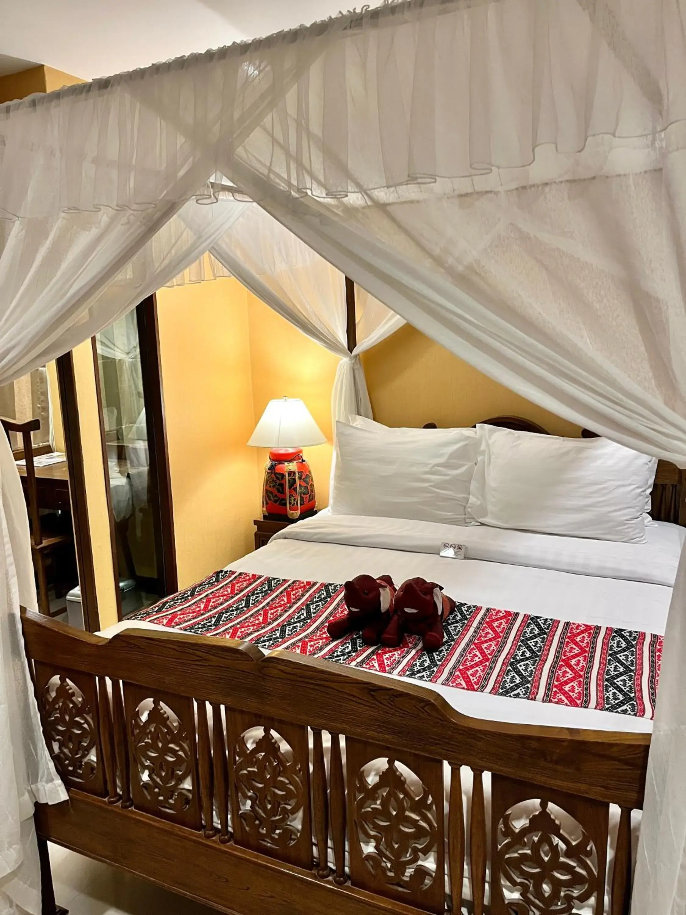 Bed in Mariya Boutique Hotel At Suvarnabhumi Airport Bed in Mariya Boutique Hotel At Suvarnabhumi Airport