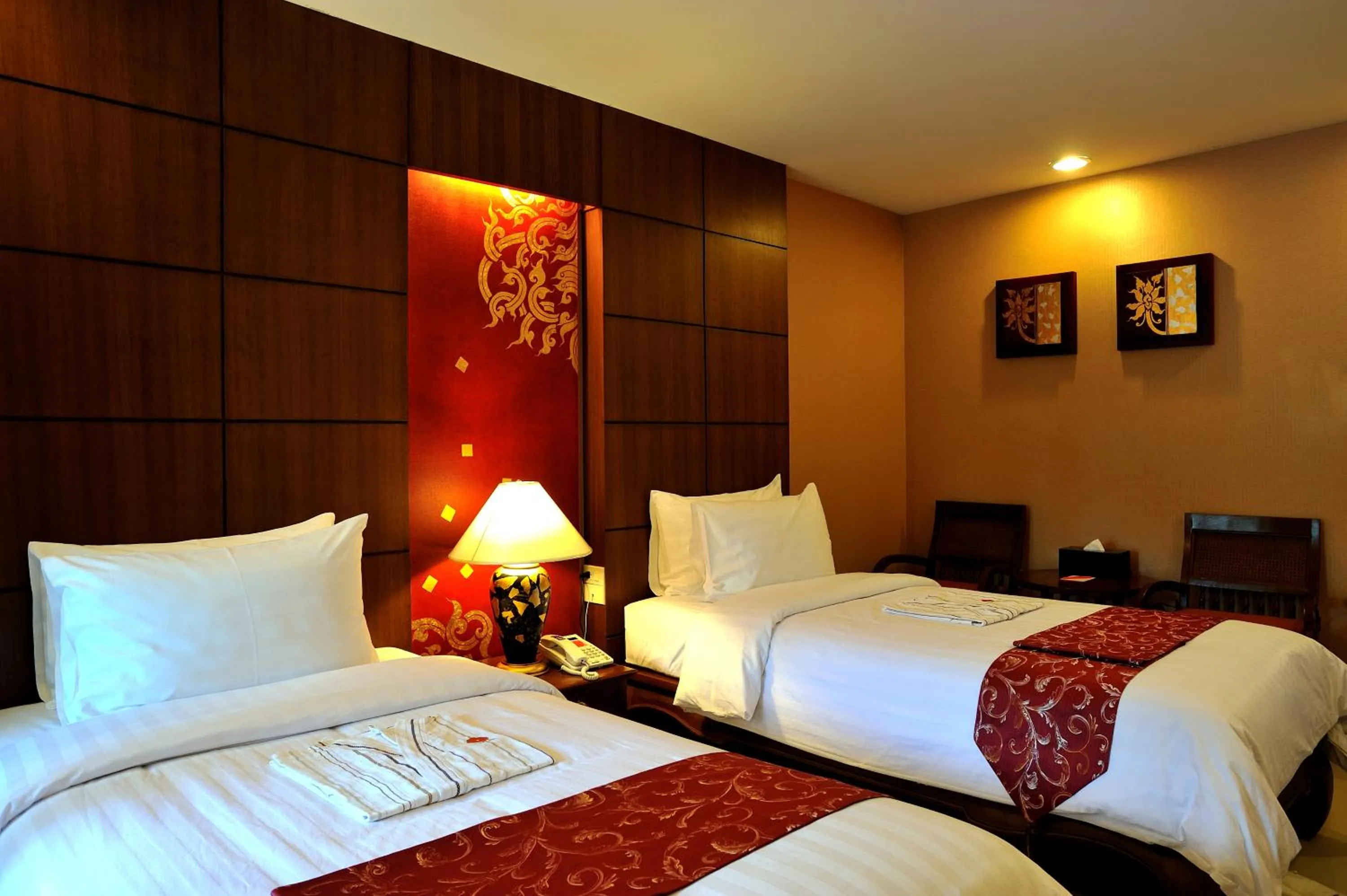 Photo of the whole room, Bed in Mariya Boutique Hotel At Suvarnabhumi Airport