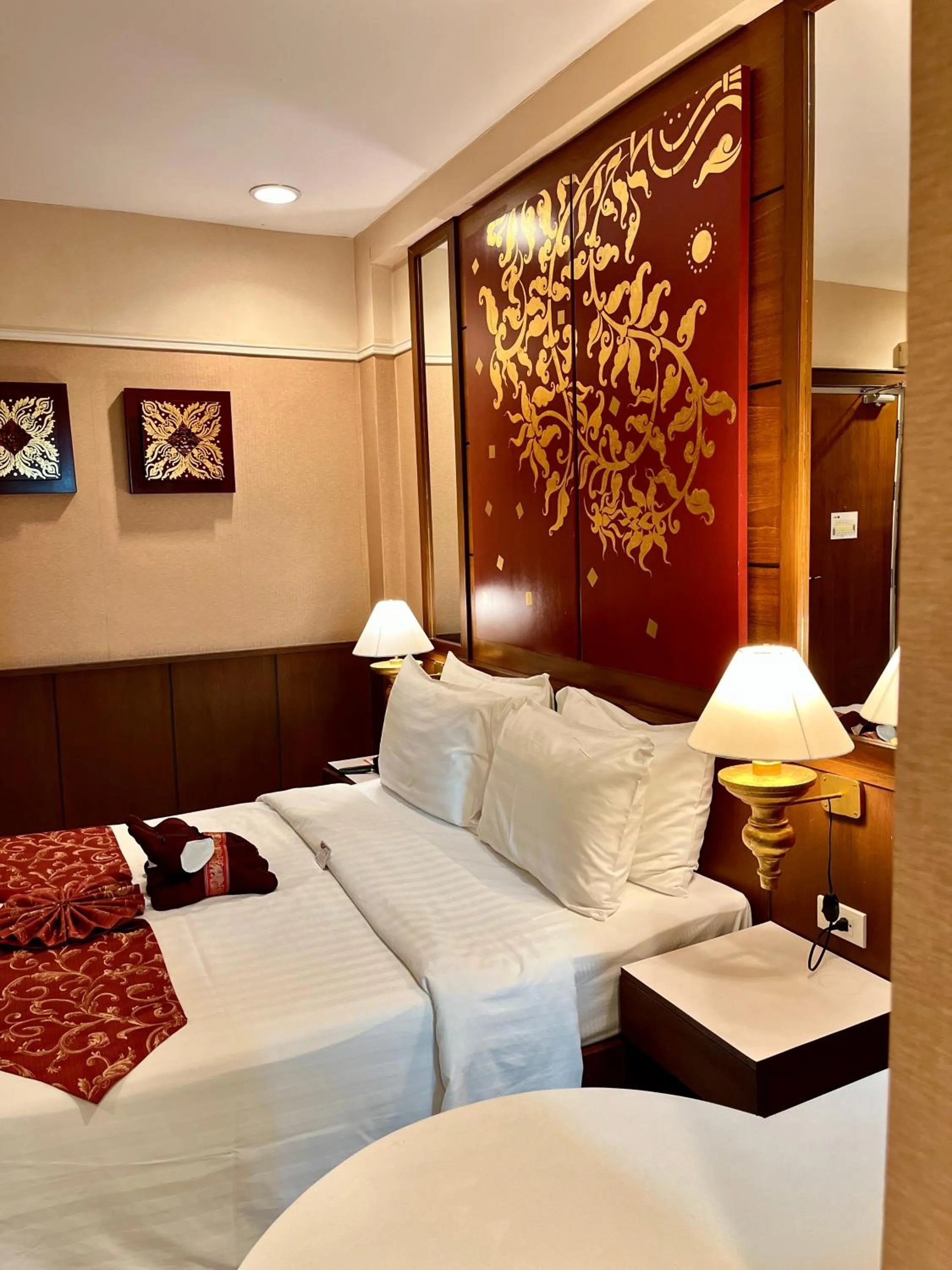 Bed in Mariya Boutique Hotel At Suvarnabhumi Airport