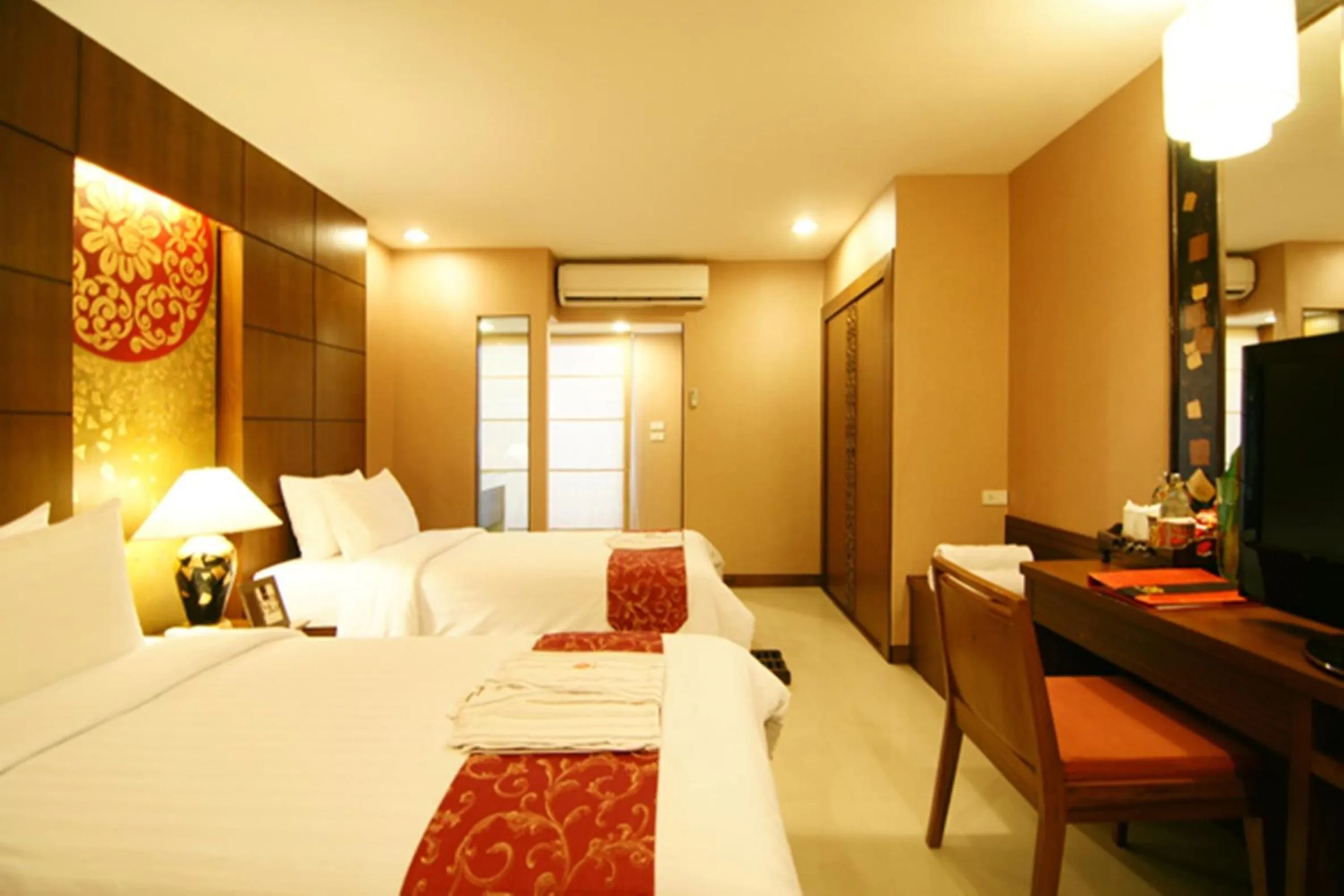 Bed in Mariya Boutique Hotel At Suvarnabhumi Airport