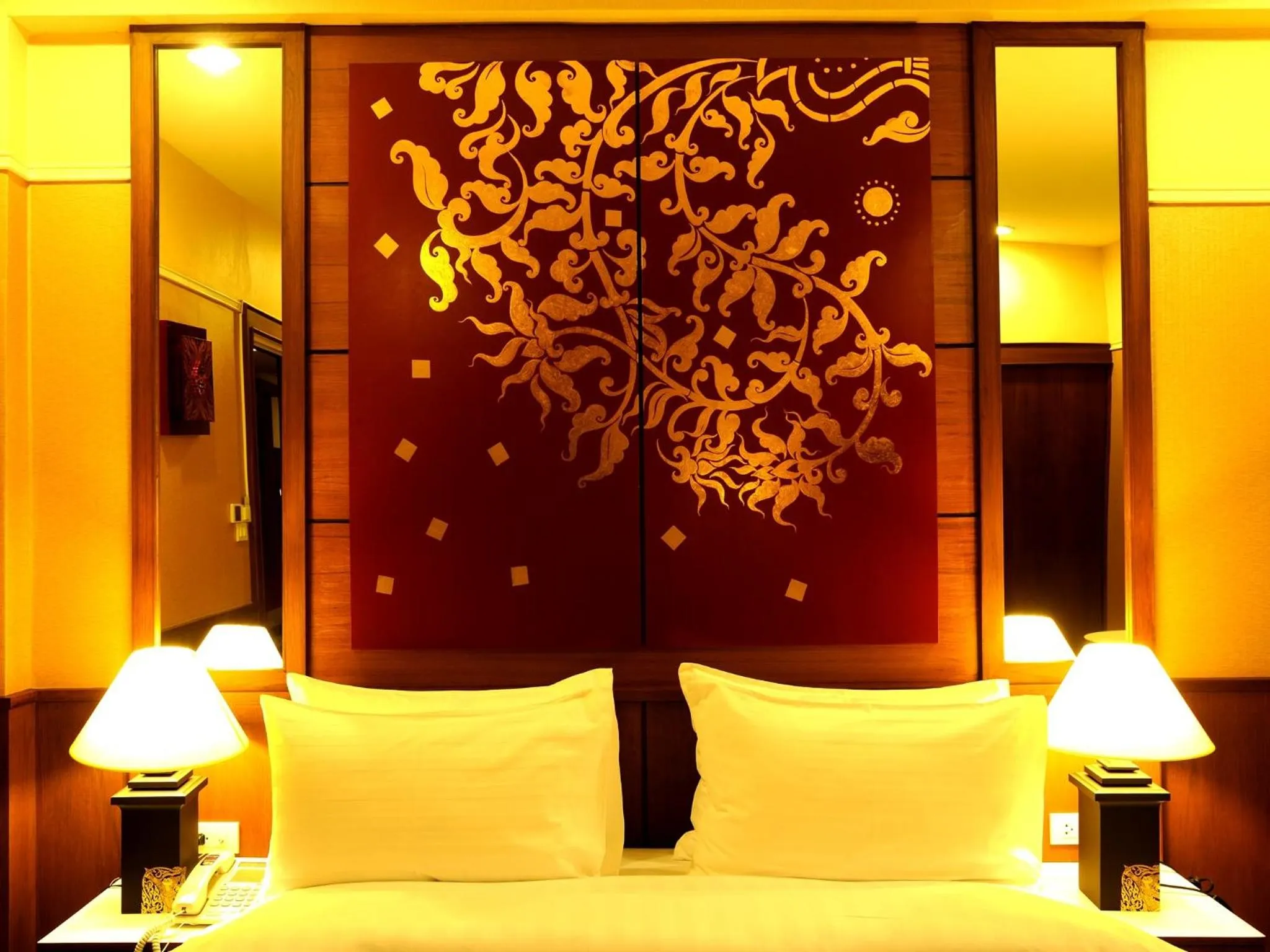 Bed in Mariya Boutique Hotel At Suvarnabhumi Airport