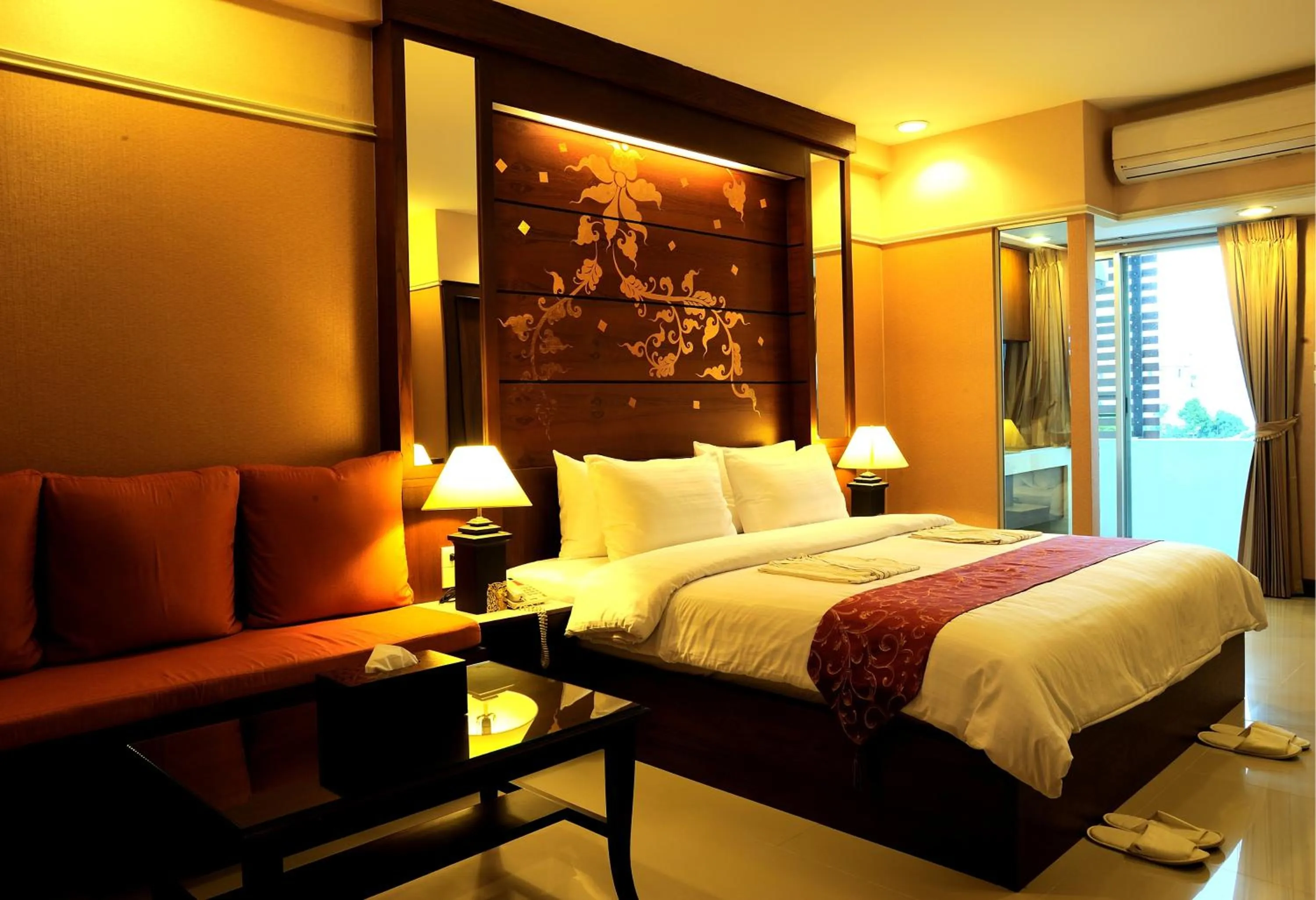 Photo of the whole room, Bed in Mariya Boutique Hotel At Suvarnabhumi Airport