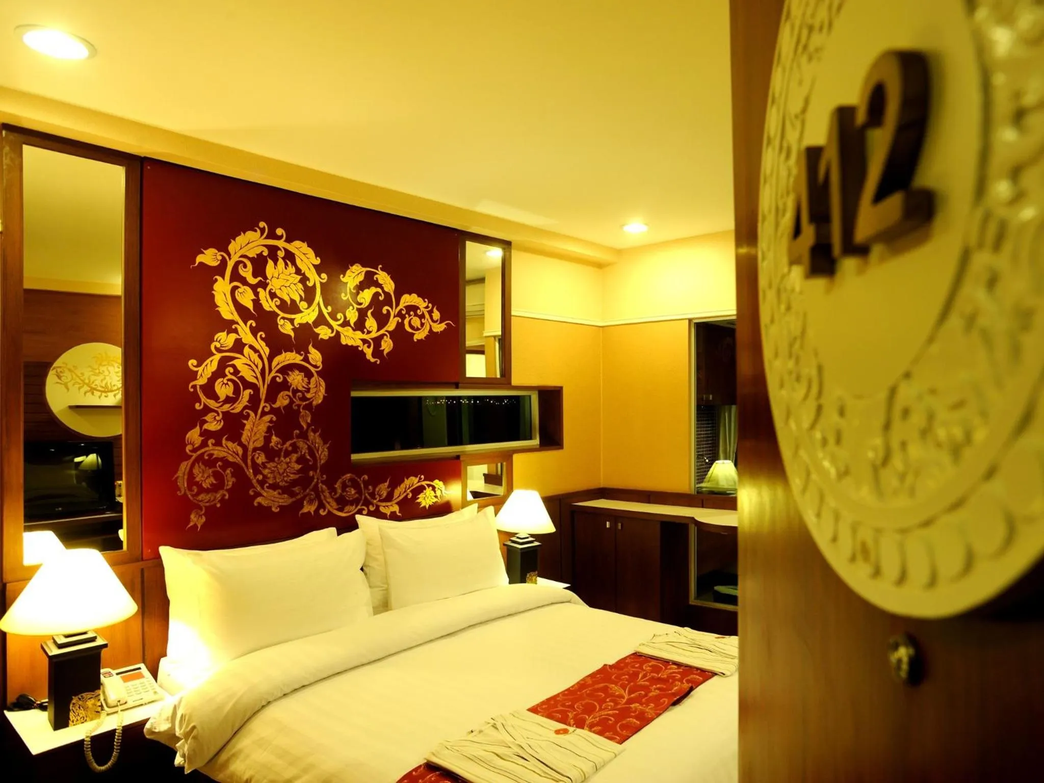 Bed in Mariya Boutique Hotel At Suvarnabhumi Airport