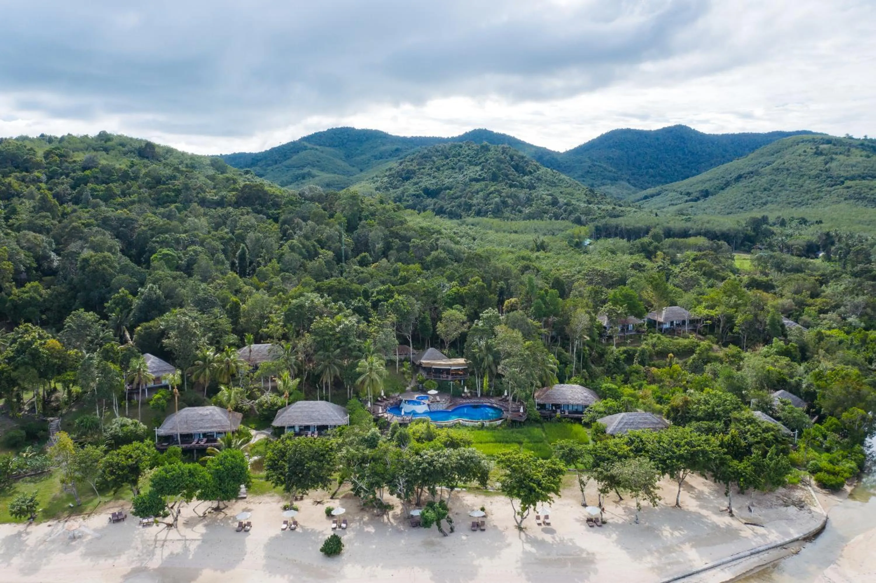 Bird's eye view in Koh Yao Yai Village