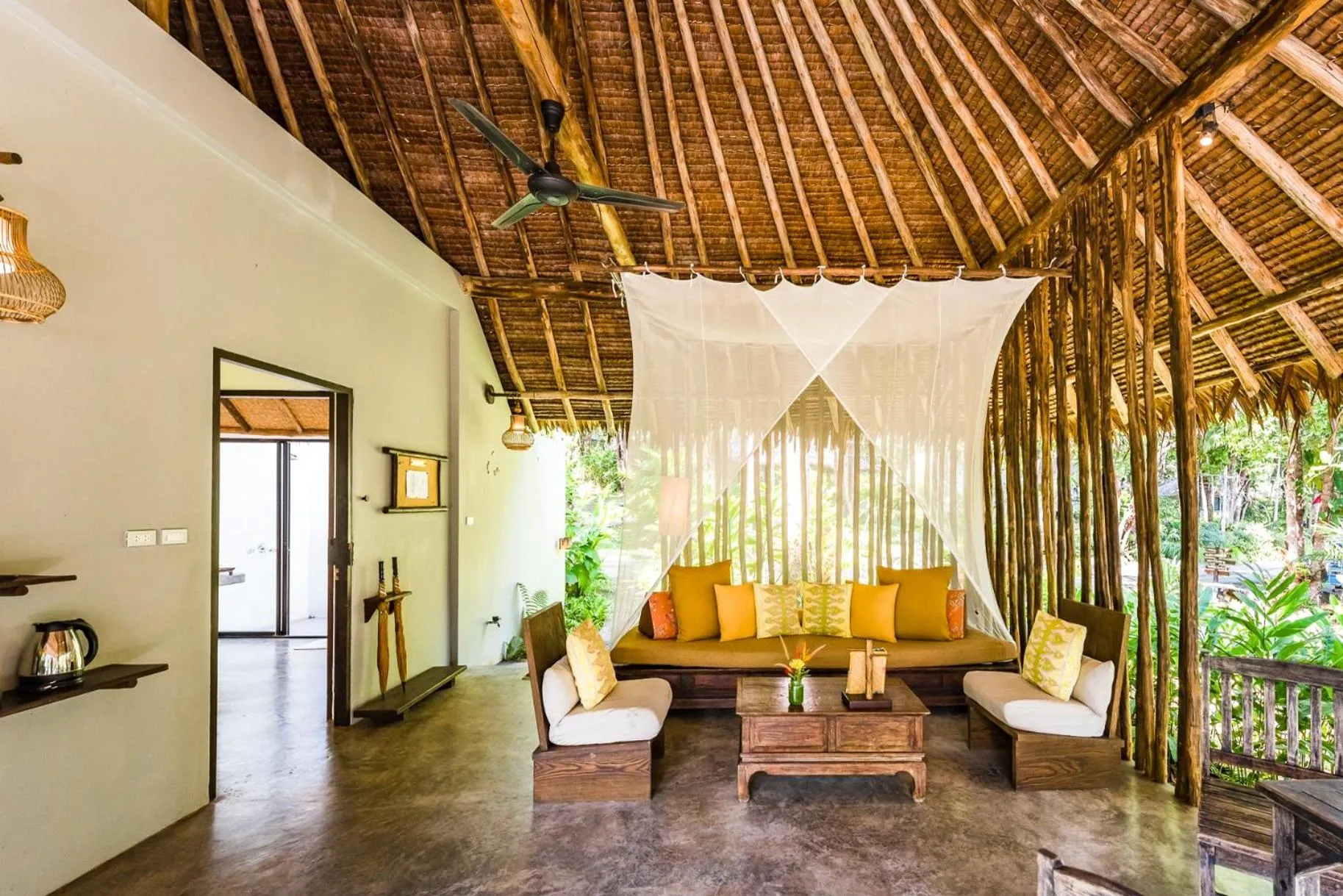 Seating area in Koh Yao Yai Village