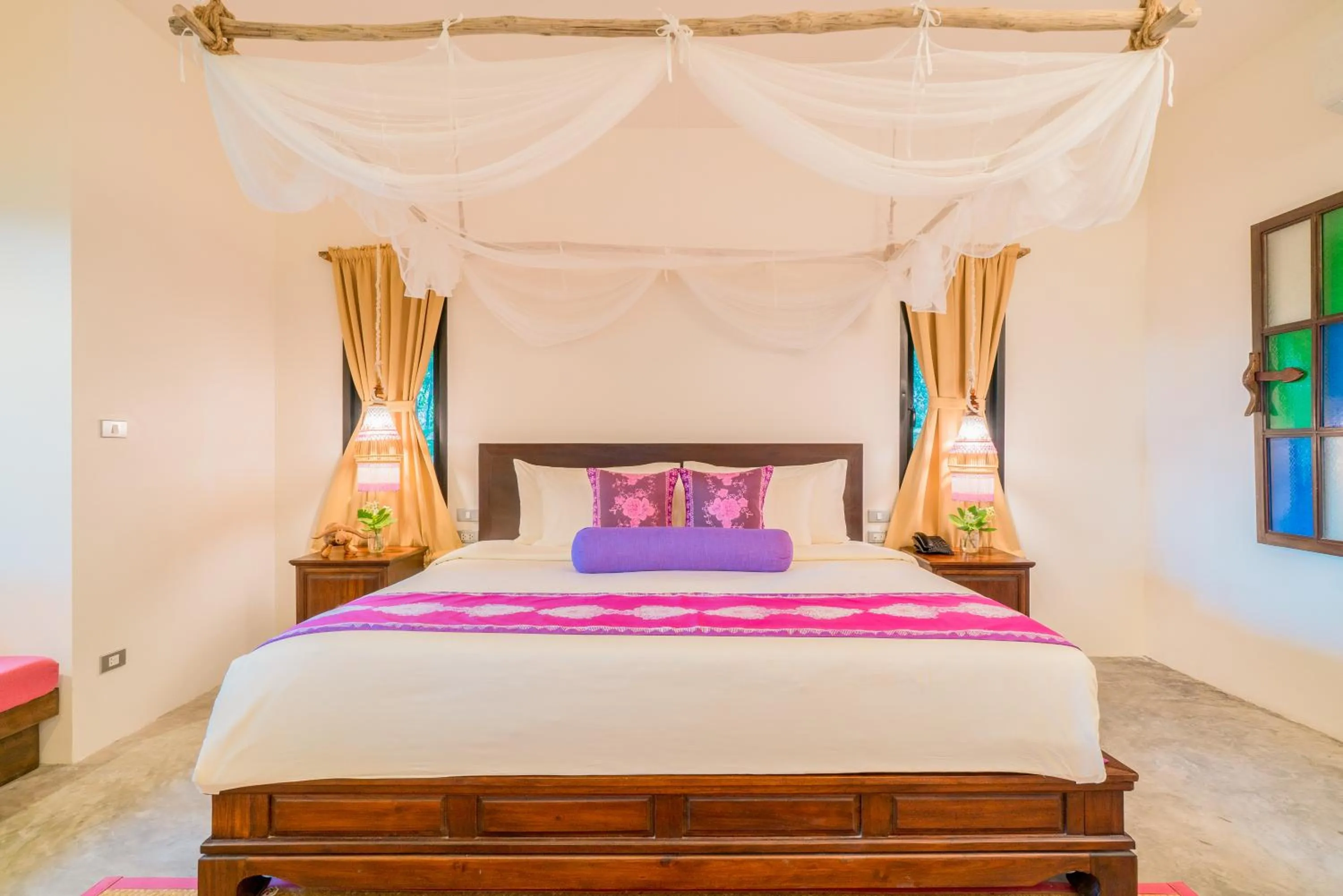 Bedroom, Bed in Koh Yao Yai Village