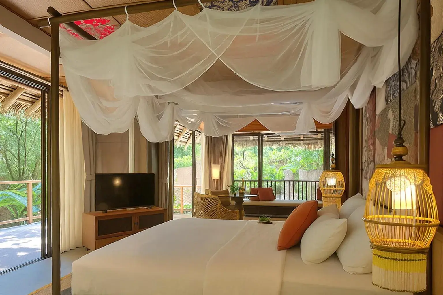 Bedroom, Bed in Koh Yao Yai Village Bedroom, Bed in Koh Yao Yai Village