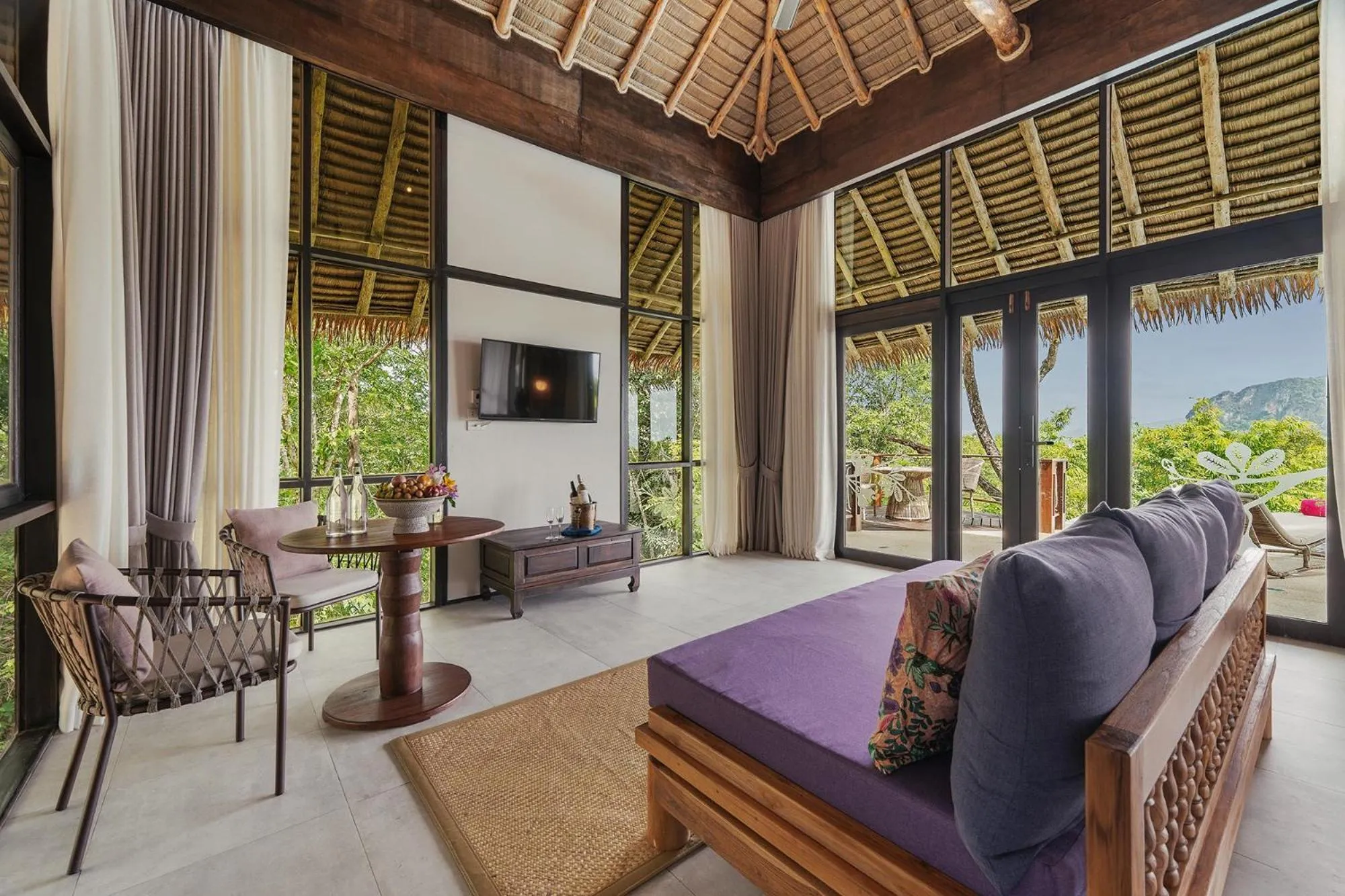 Living room in Koh Yao Yai Village