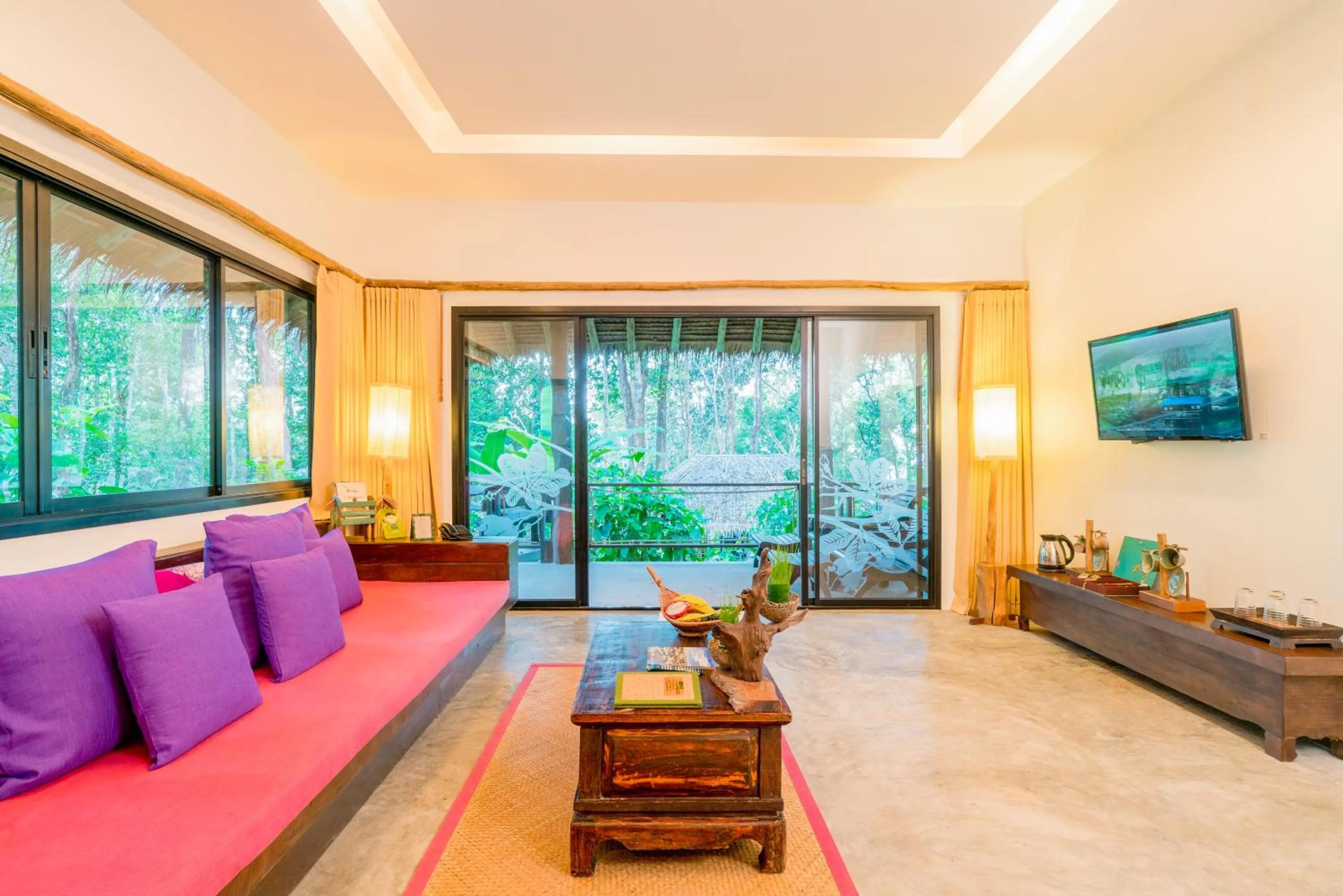 Living room in Koh Yao Yai Village