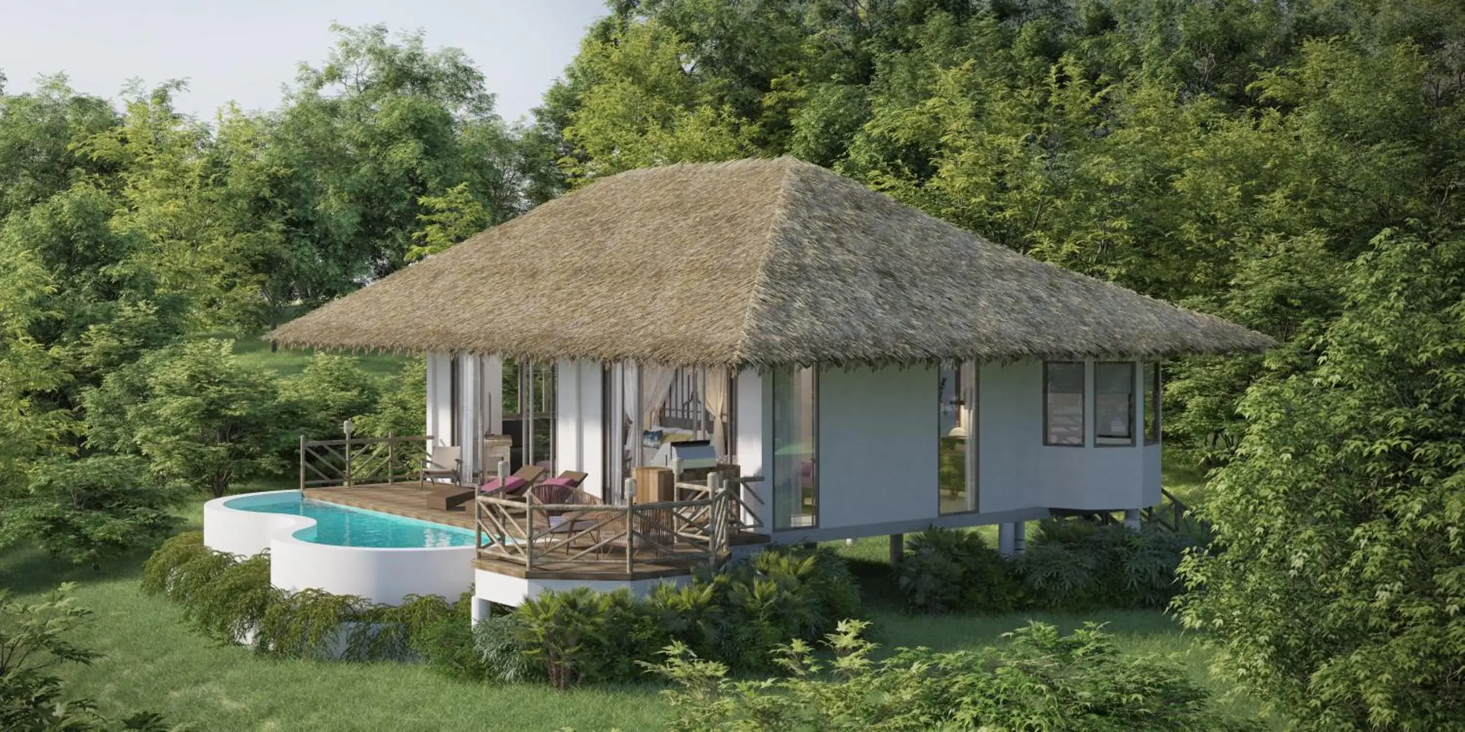 Swimming pool in Koh Yao Yai Village Swimming pool in Koh Yao Yai Village