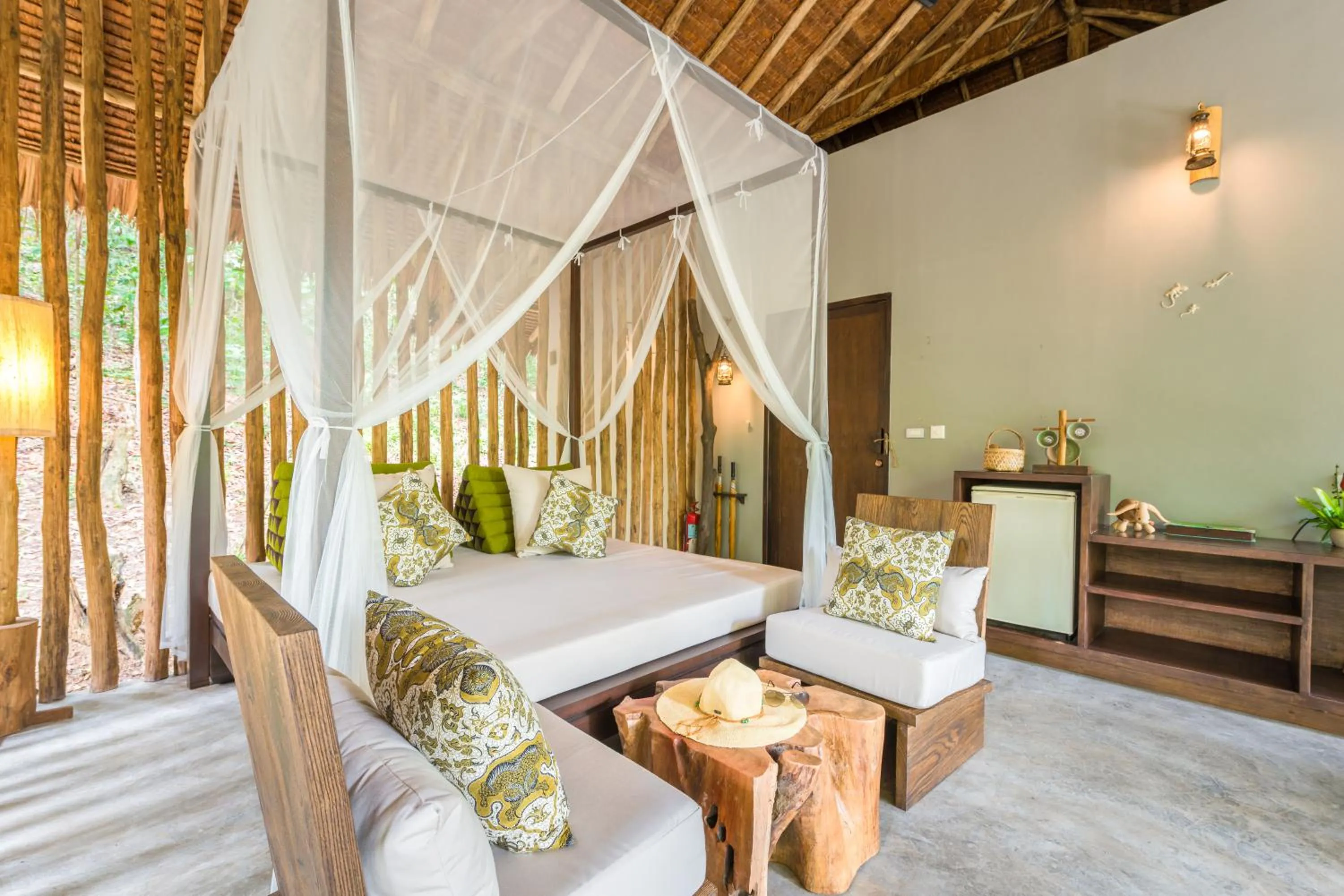 Balcony/Terrace, Bed in Koh Yao Yai Village