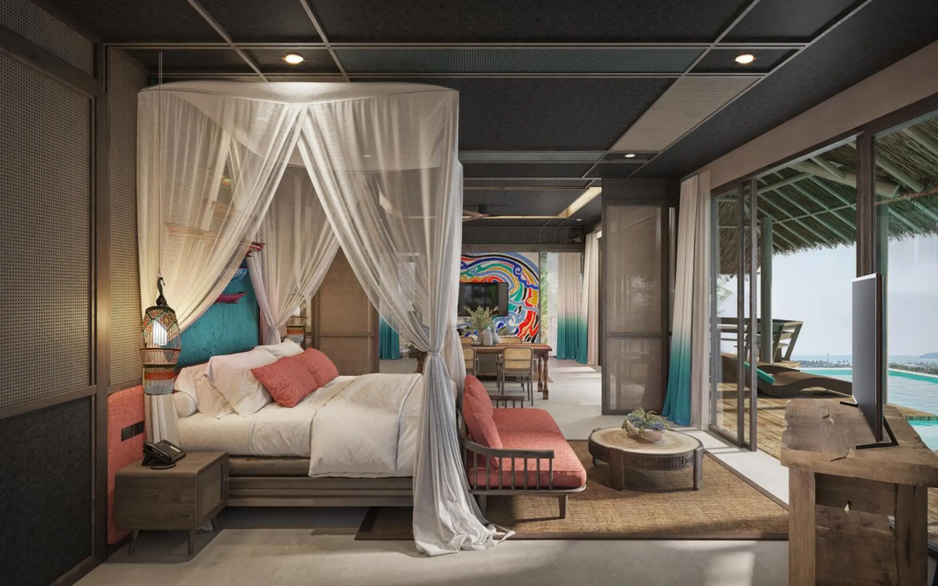 Bedroom, Bed in Koh Yao Yai Village Bedroom, Bed in Koh Yao Yai Village