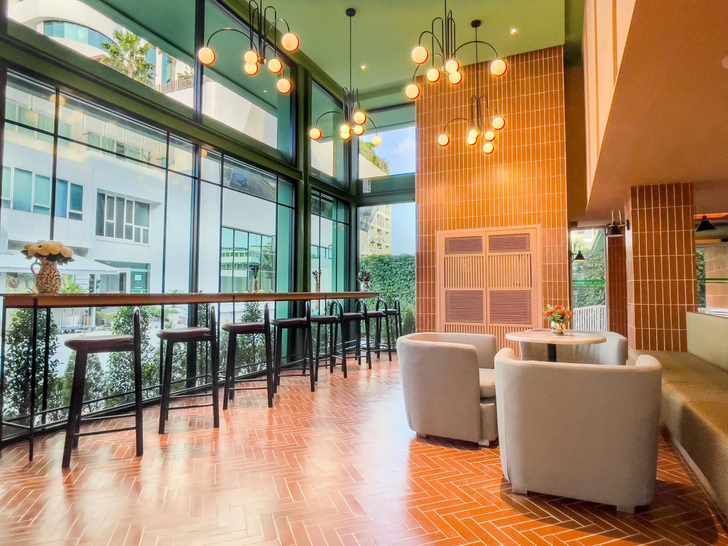 Lobby or reception in Happihaus Hotel Bangkok