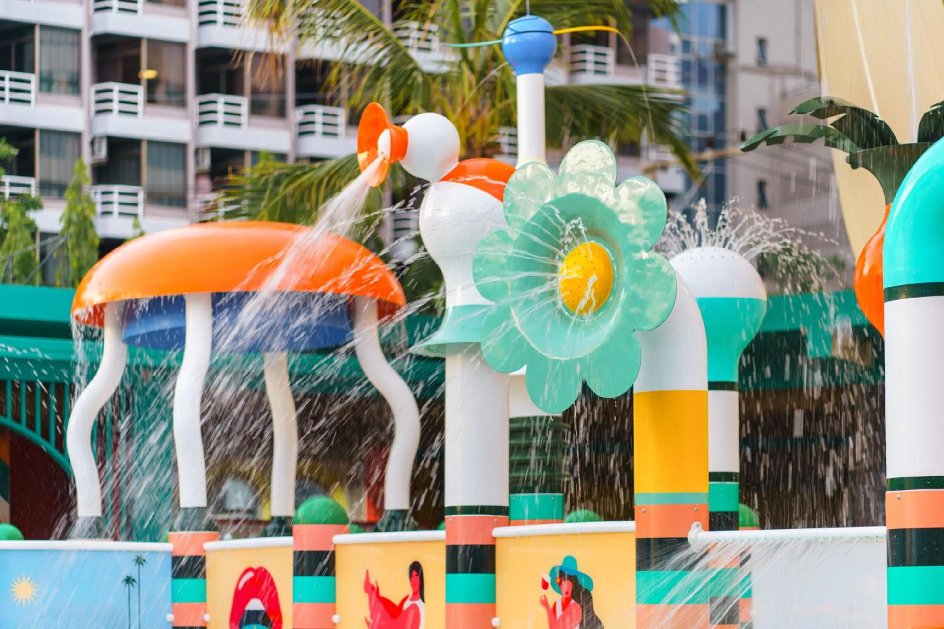 Aqua park in A-ONE Pattaya Beach Resort