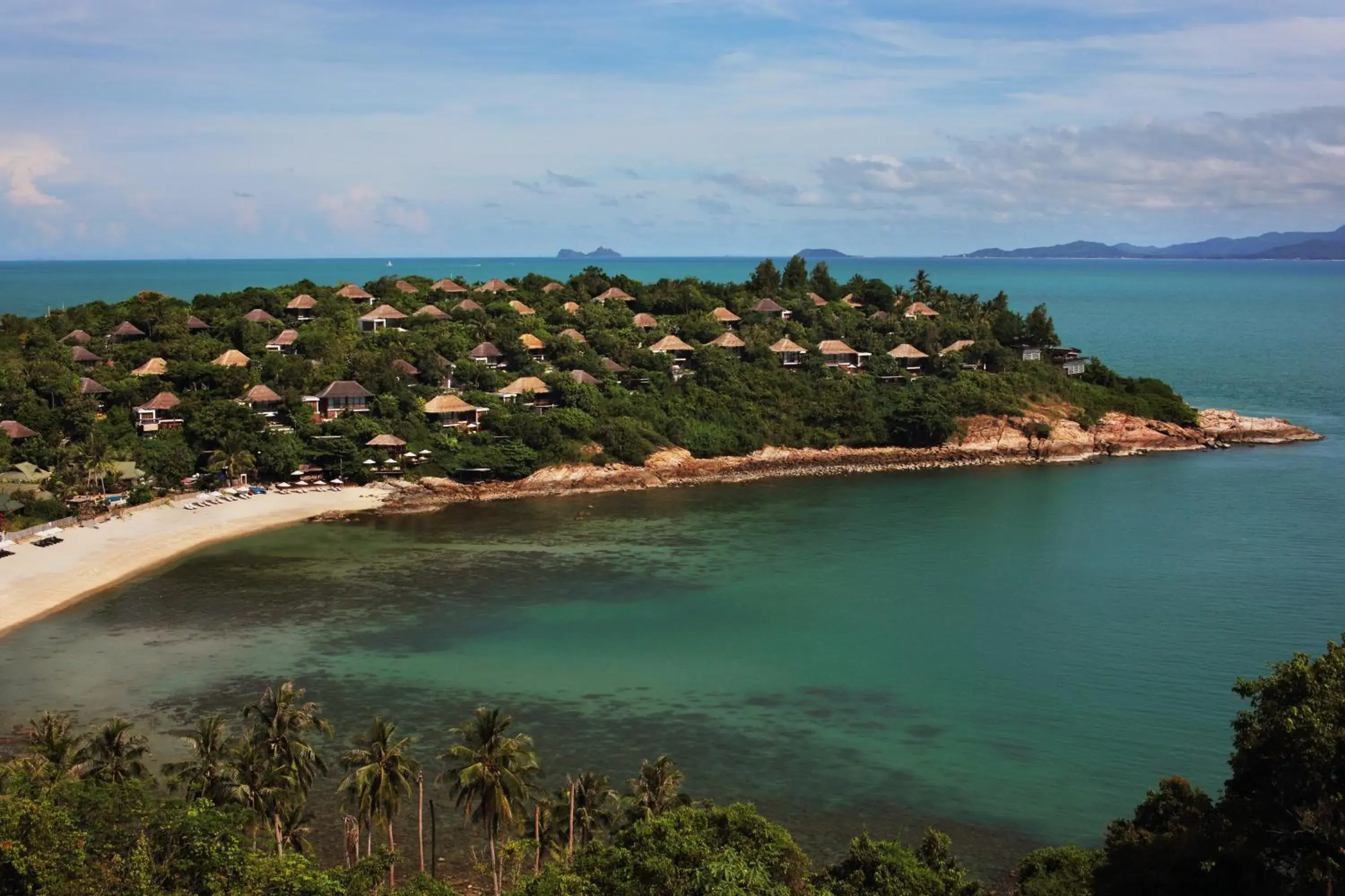 Bird's eye view in Six Senses Samui Bird's eye view in Six Senses Samui