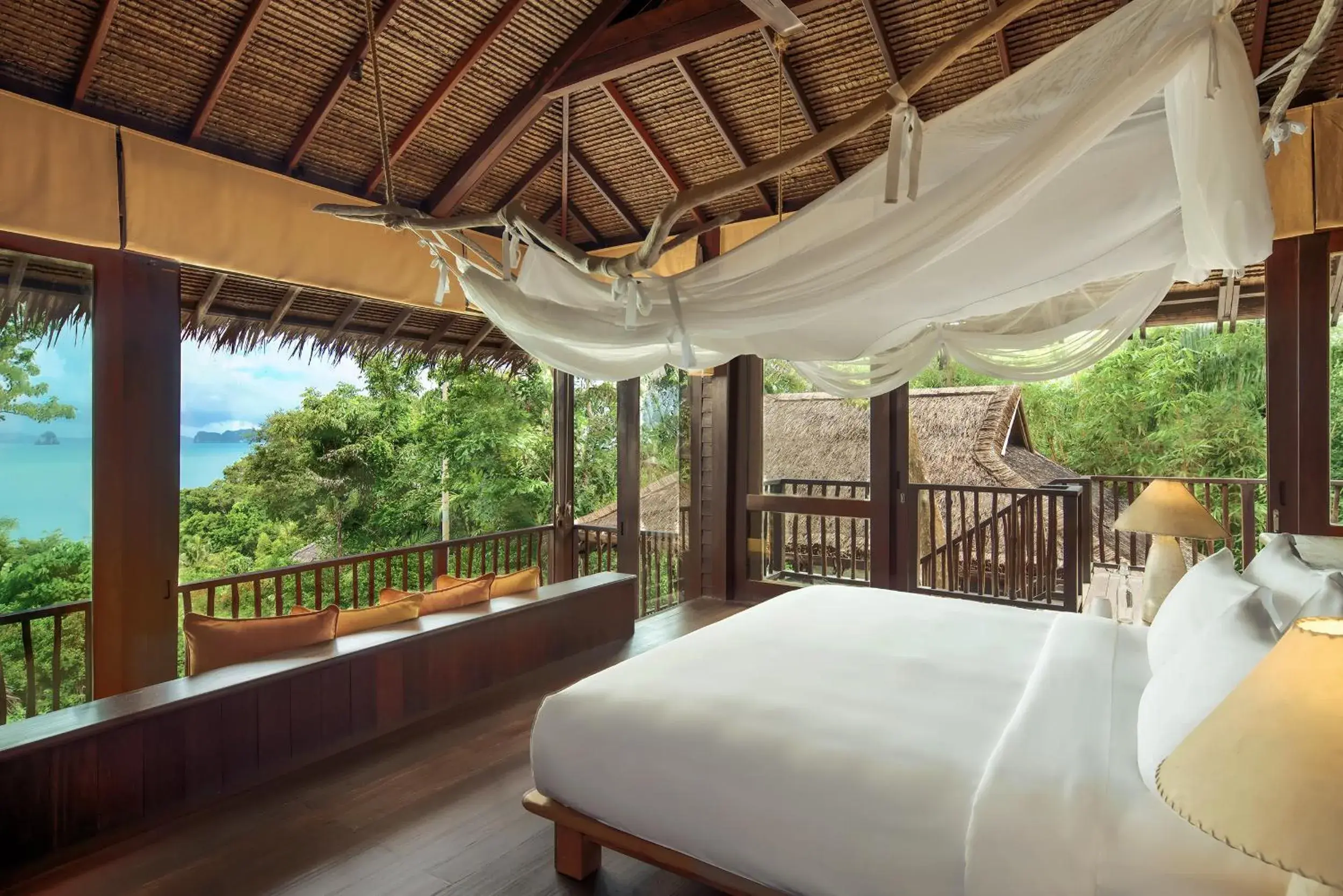 Bed in Six Senses Yao Noi Bed in Six Senses Yao Noi