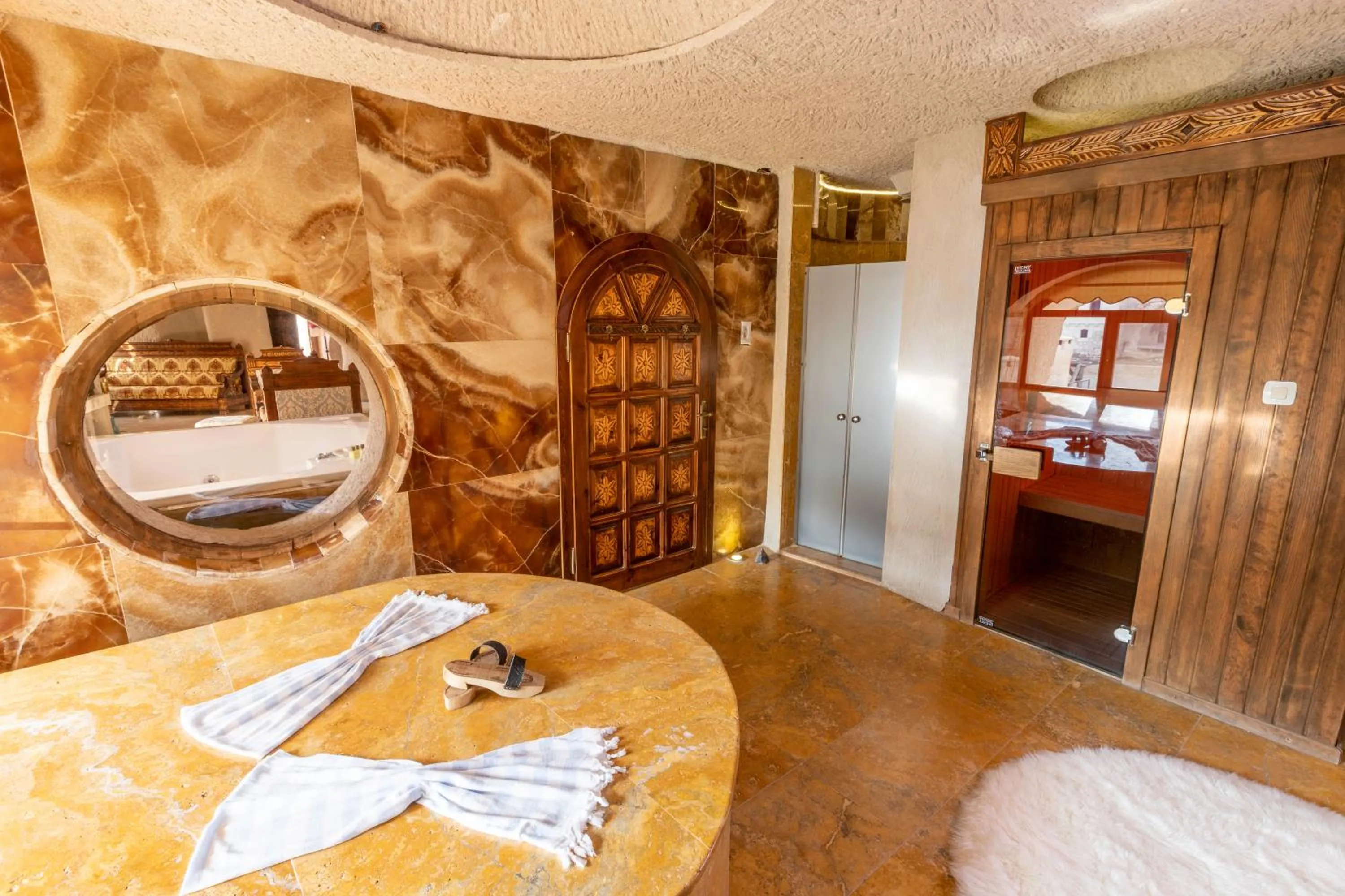 Shower in Cappadocia Gamirasu Cave Hotel