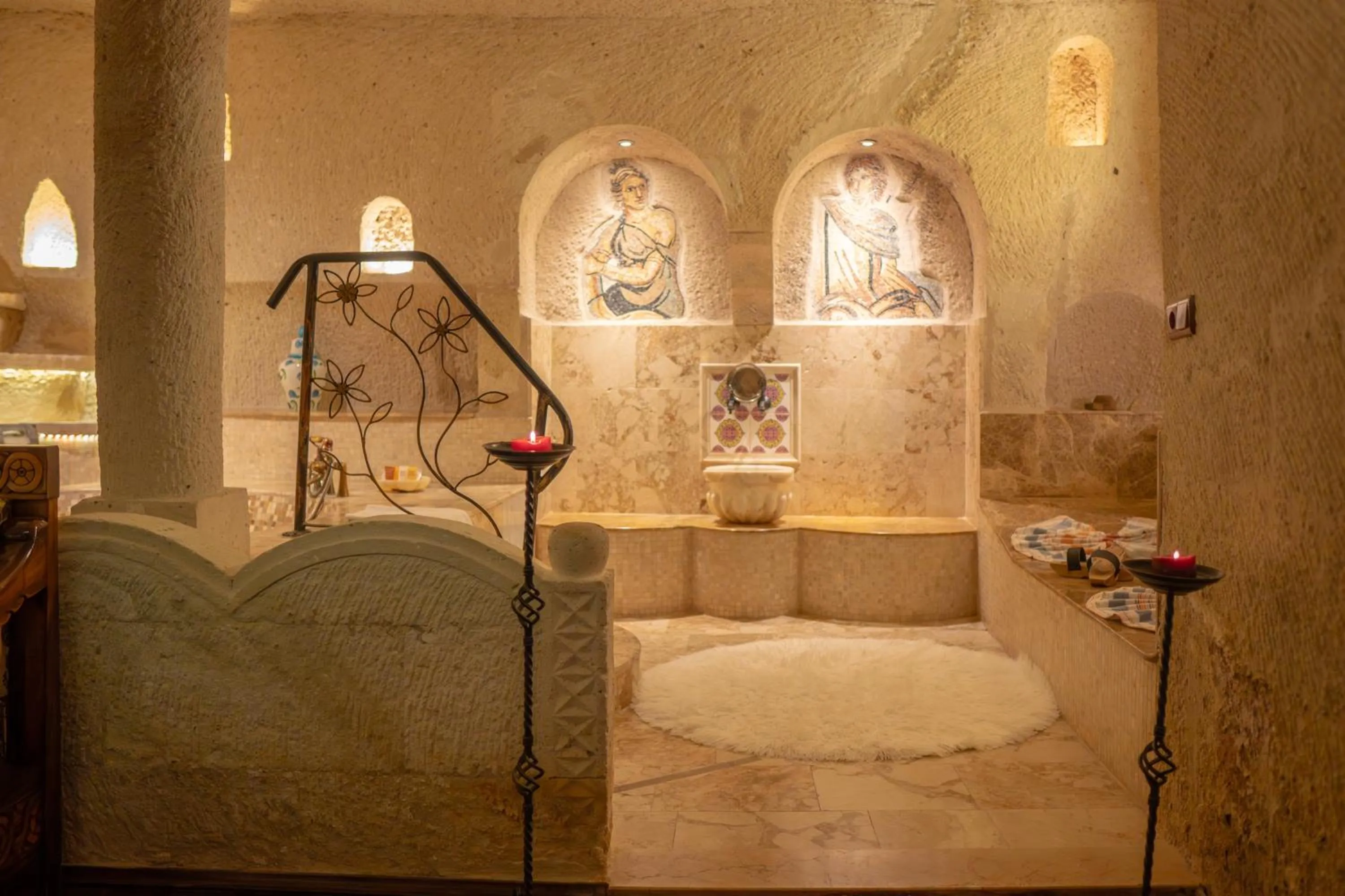 Decorative detail in Cappadocia Gamirasu Cave Hotel