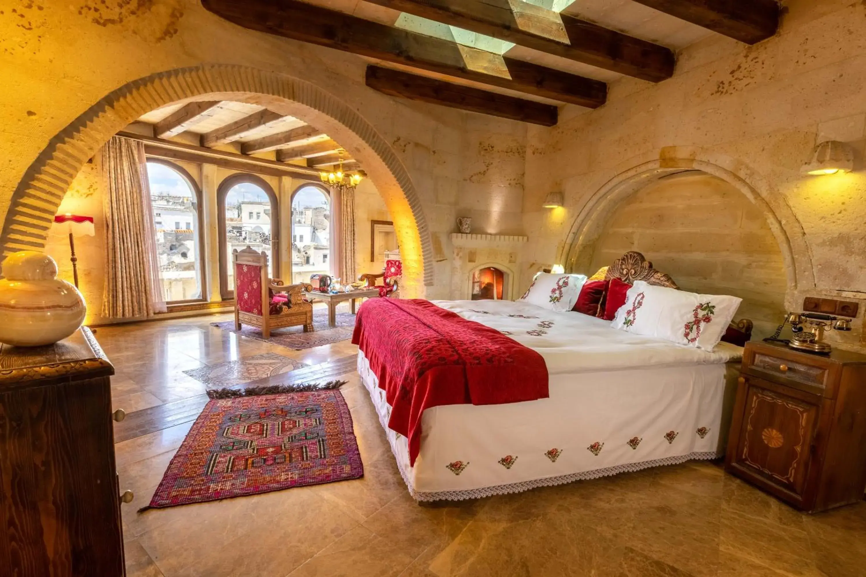 Property building, Bed in Cappadocia Gamirasu Cave Hotel Property building, Bed in Cappadocia Gamirasu Cave Hotel