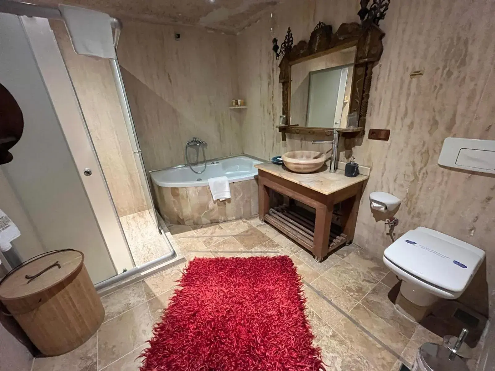 Double Room with Balcony (3 Adults) in Cappadocia Gamirasu Cave Hotel Double Room with Balcony (3 Adults) in Cappadocia Gamirasu Cave Hotel