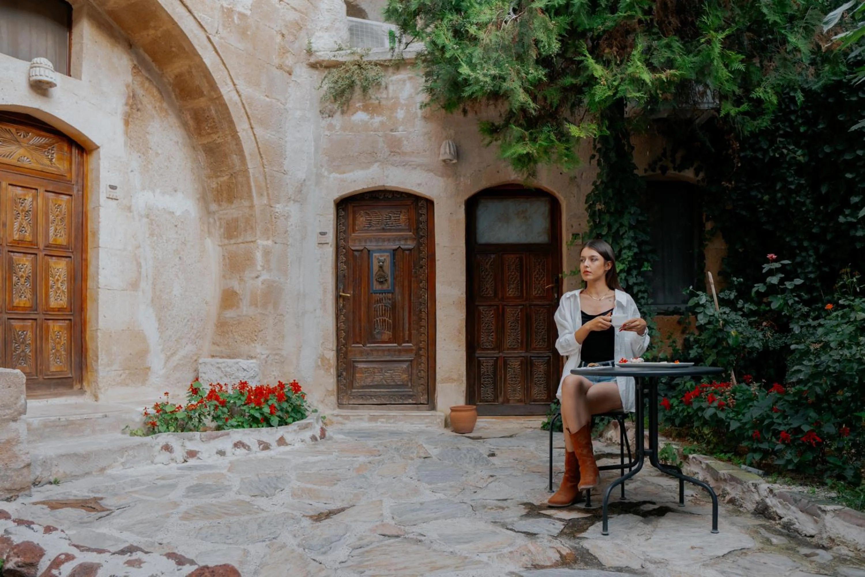 Spring in Cappadocia Gamirasu Cave Hotel