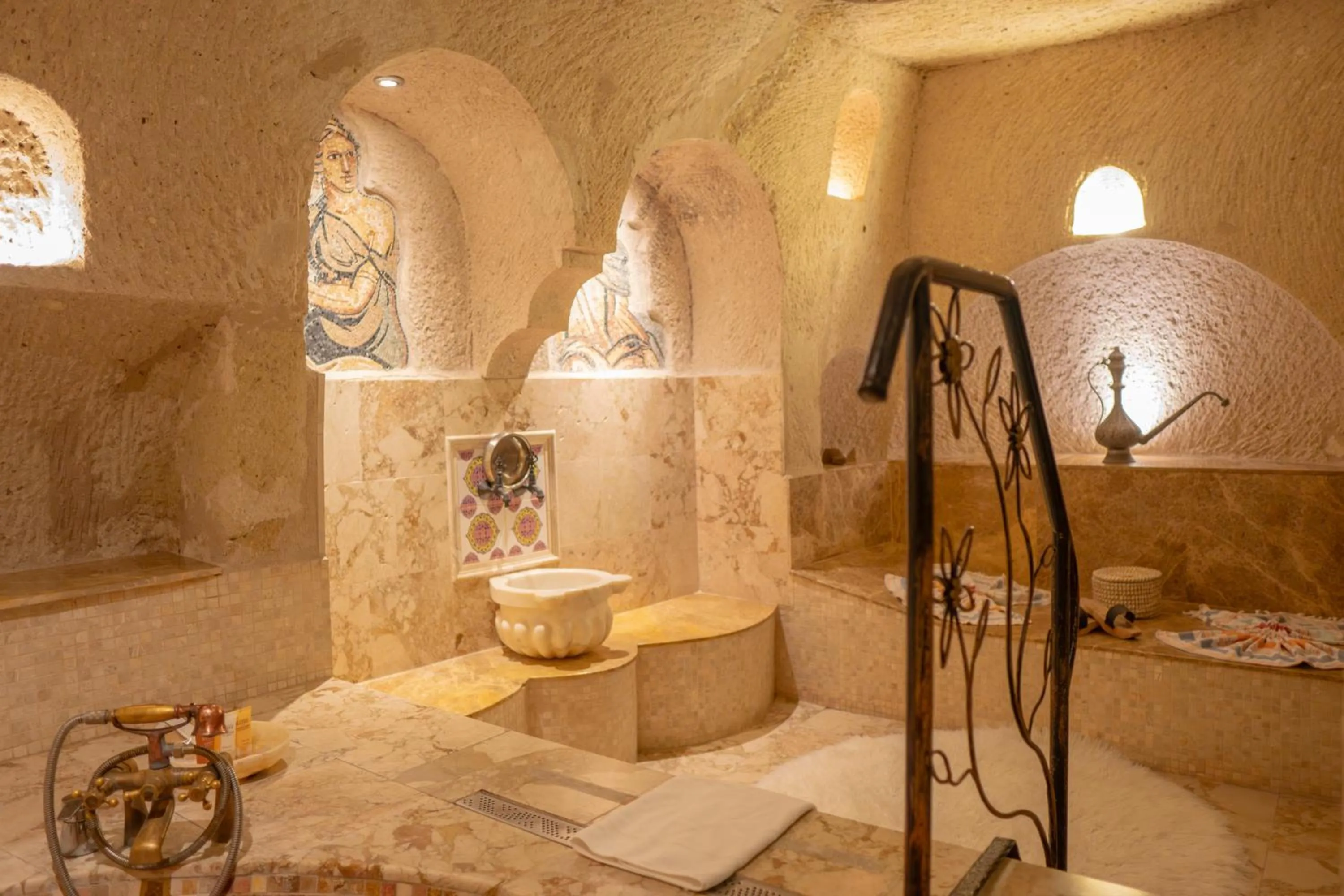 Shower in Cappadocia Gamirasu Cave Hotel